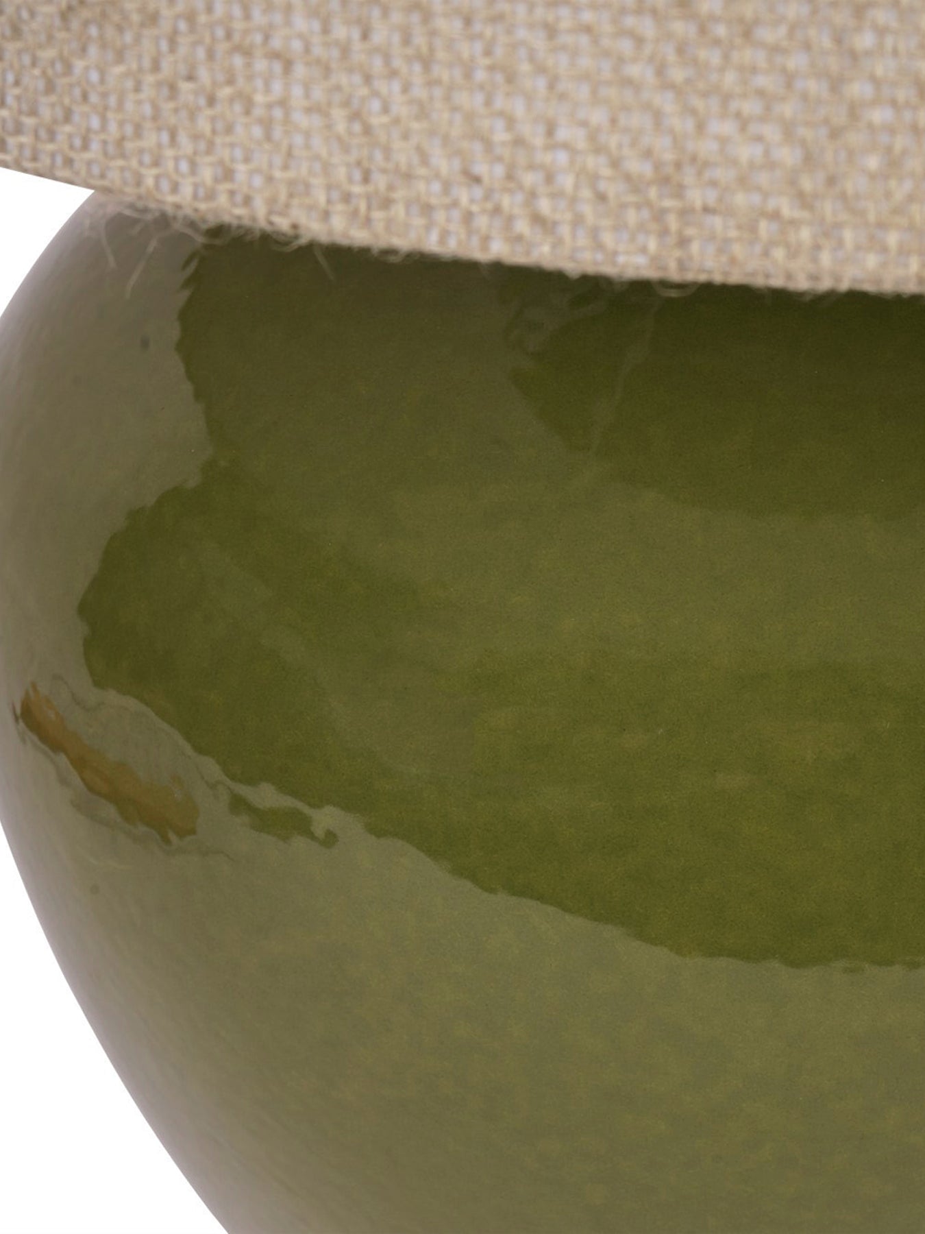 Aubrey Green Ceramic Table Lamp Large E27 60W