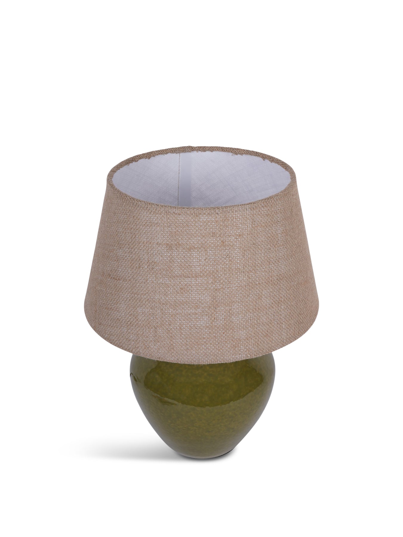 Aubrey Green Ceramic Table Lamp Small E27 60W