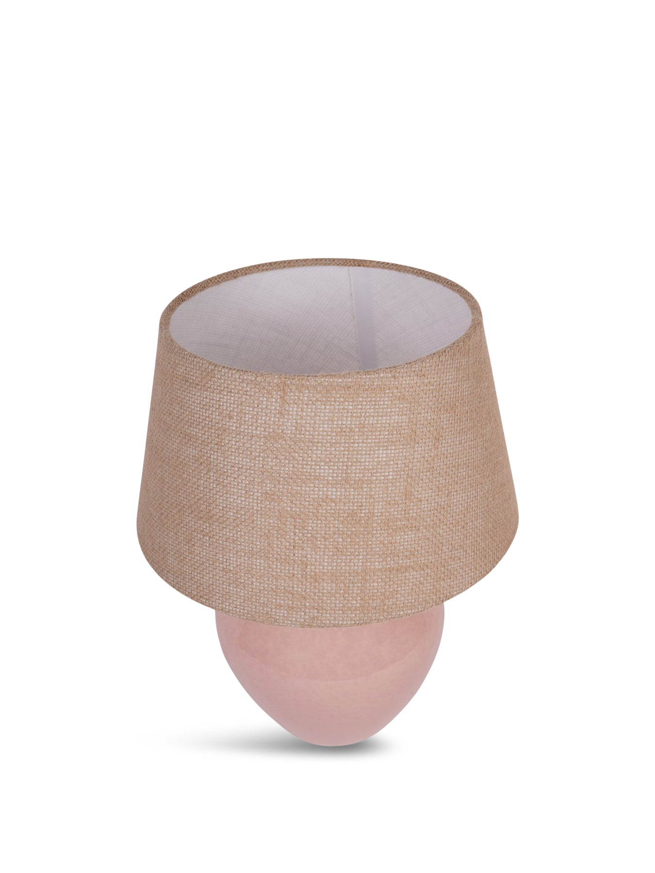 Aubrey Dusky Pink Ceramic Table Lamp Small E27 60W