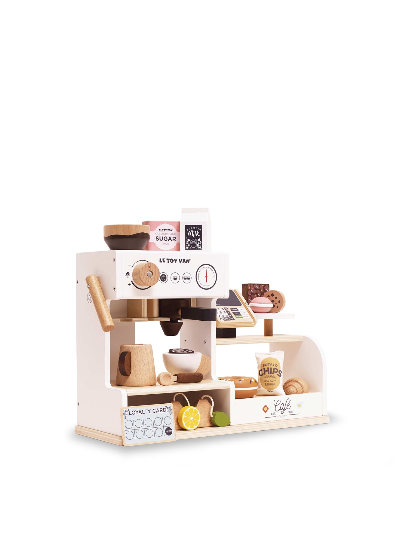 Wooden Barista Cafe Play Set