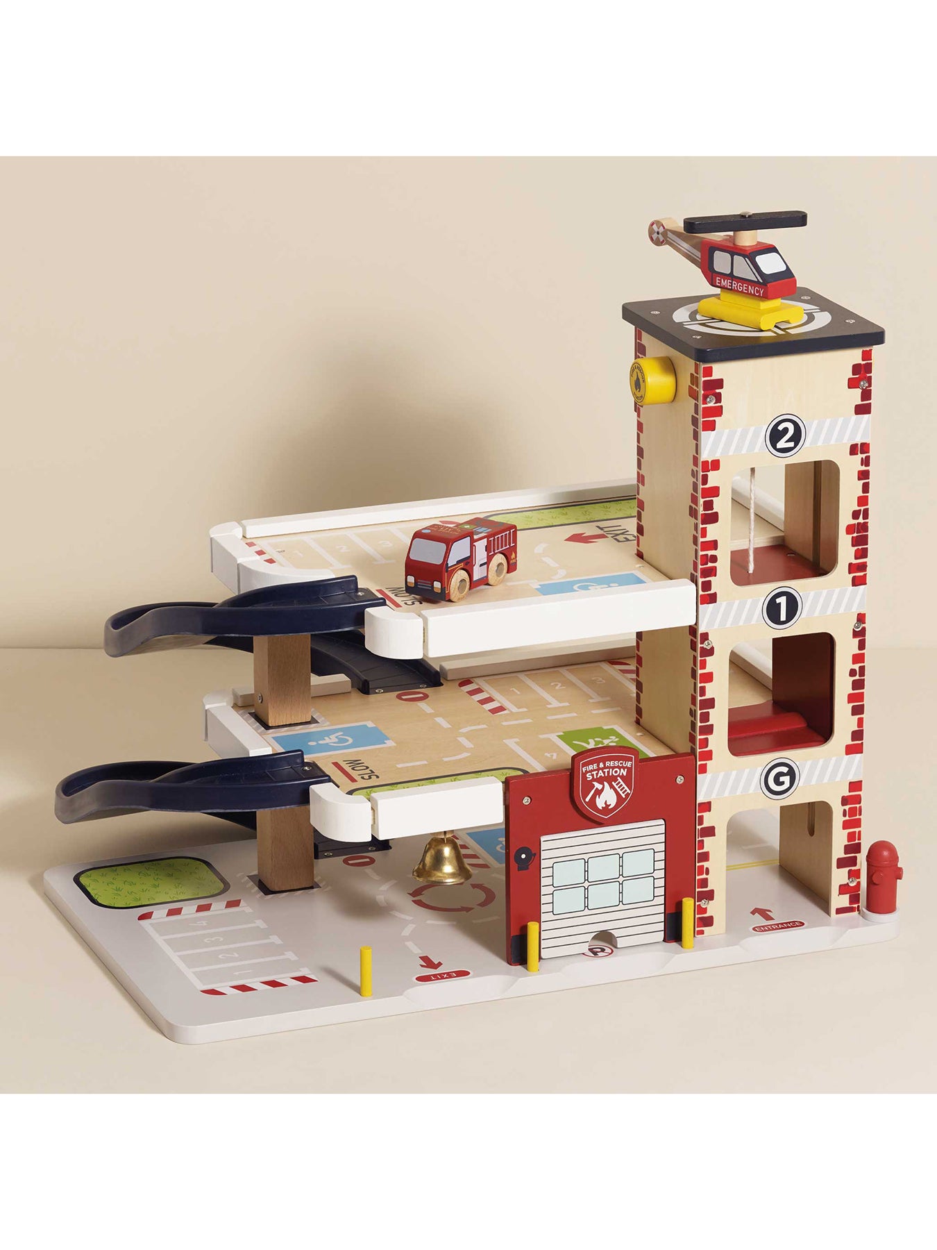 Fire and Rescue Garage Toy Set