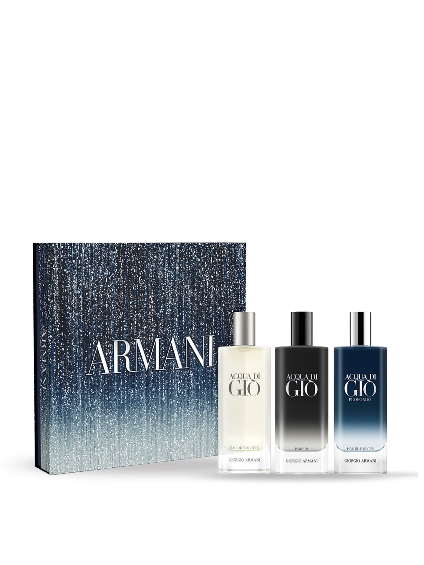 The Acqua Di Gio Trio Set 3 x 15ml