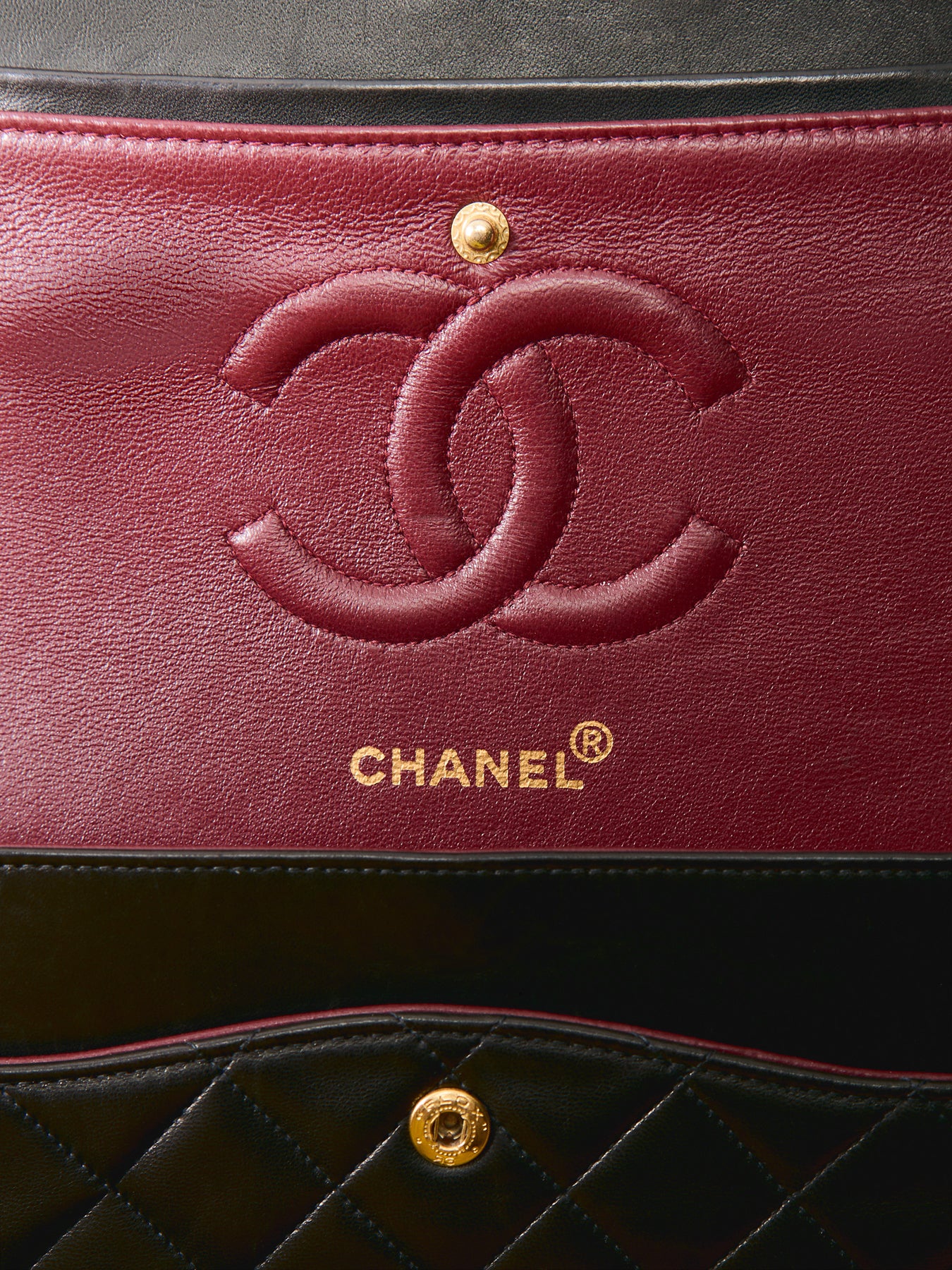 Vintage Chanel 2.55 Reissue 10-Inch Bag Black