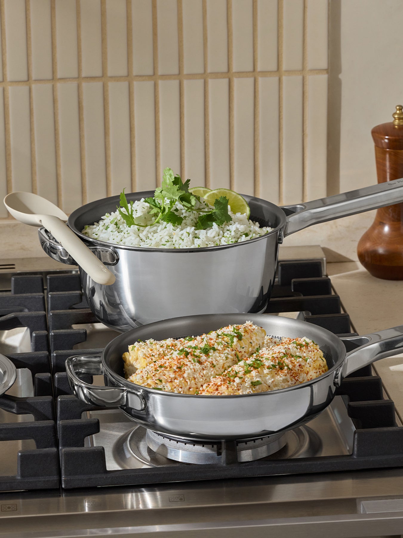 Titanium Pro Mini Cookware Duo Chrome/Gold