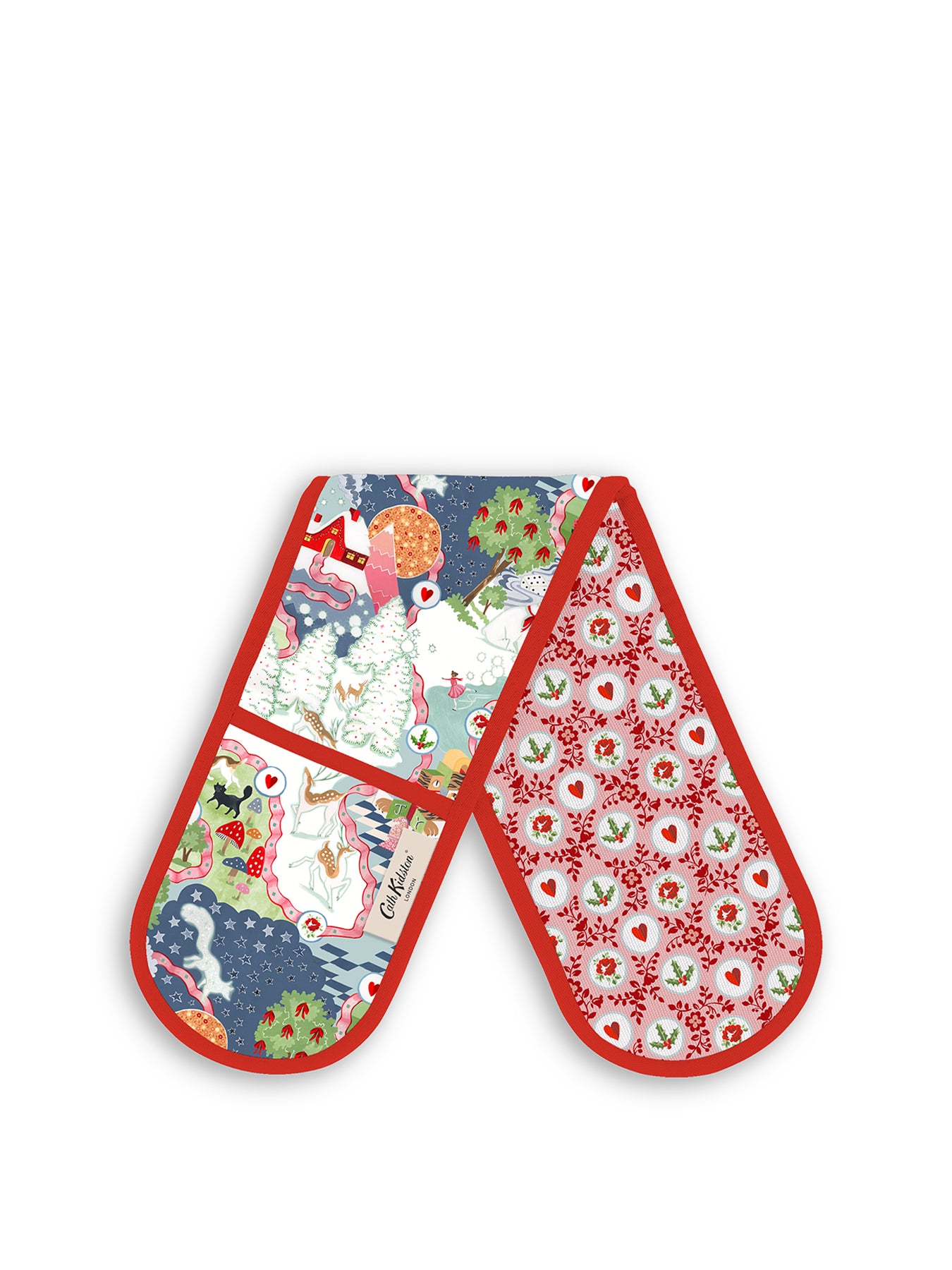 Christmas Journey Double Oven Gloves
