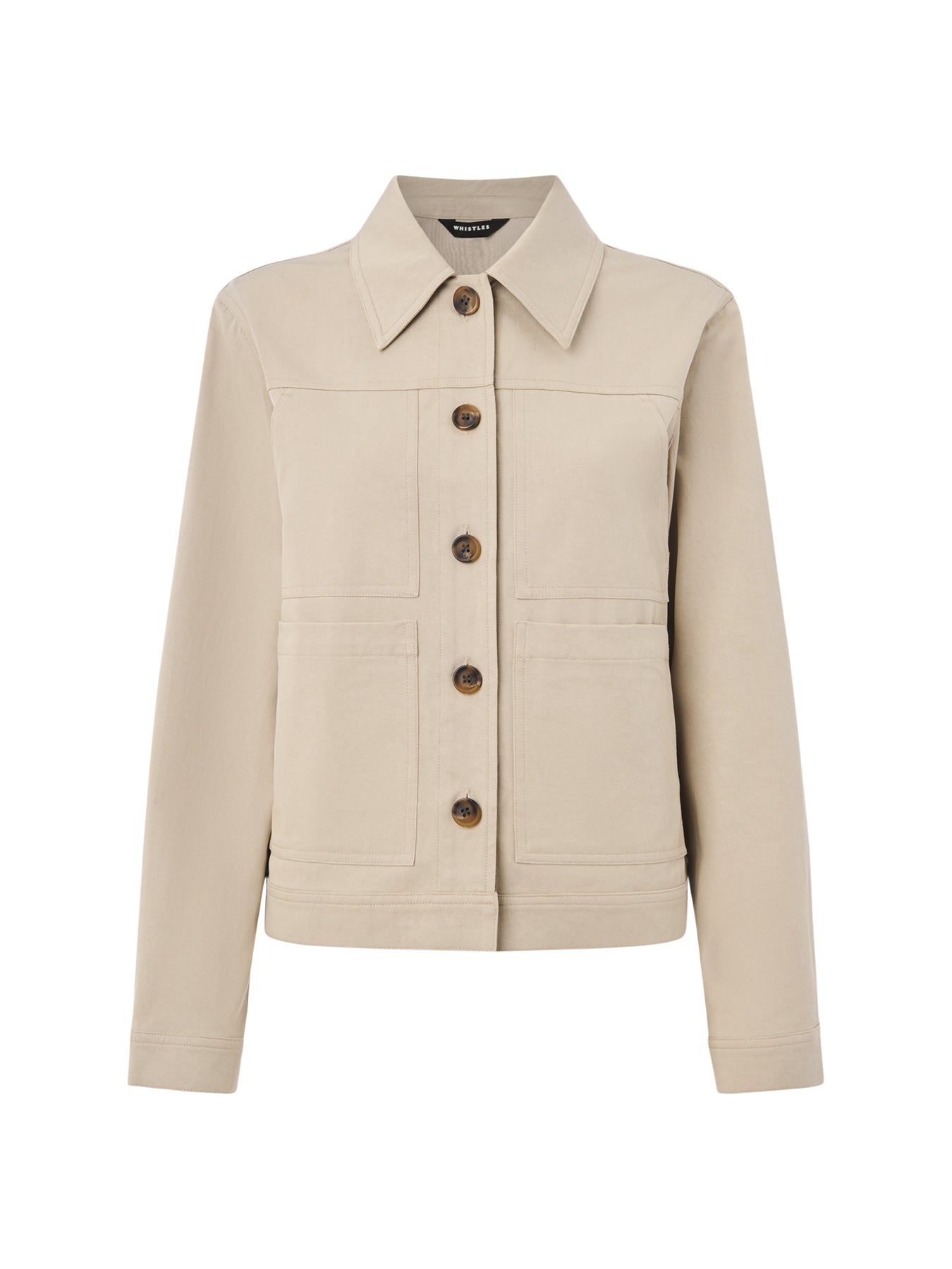 Mia Pocket Detail Jacket Beige