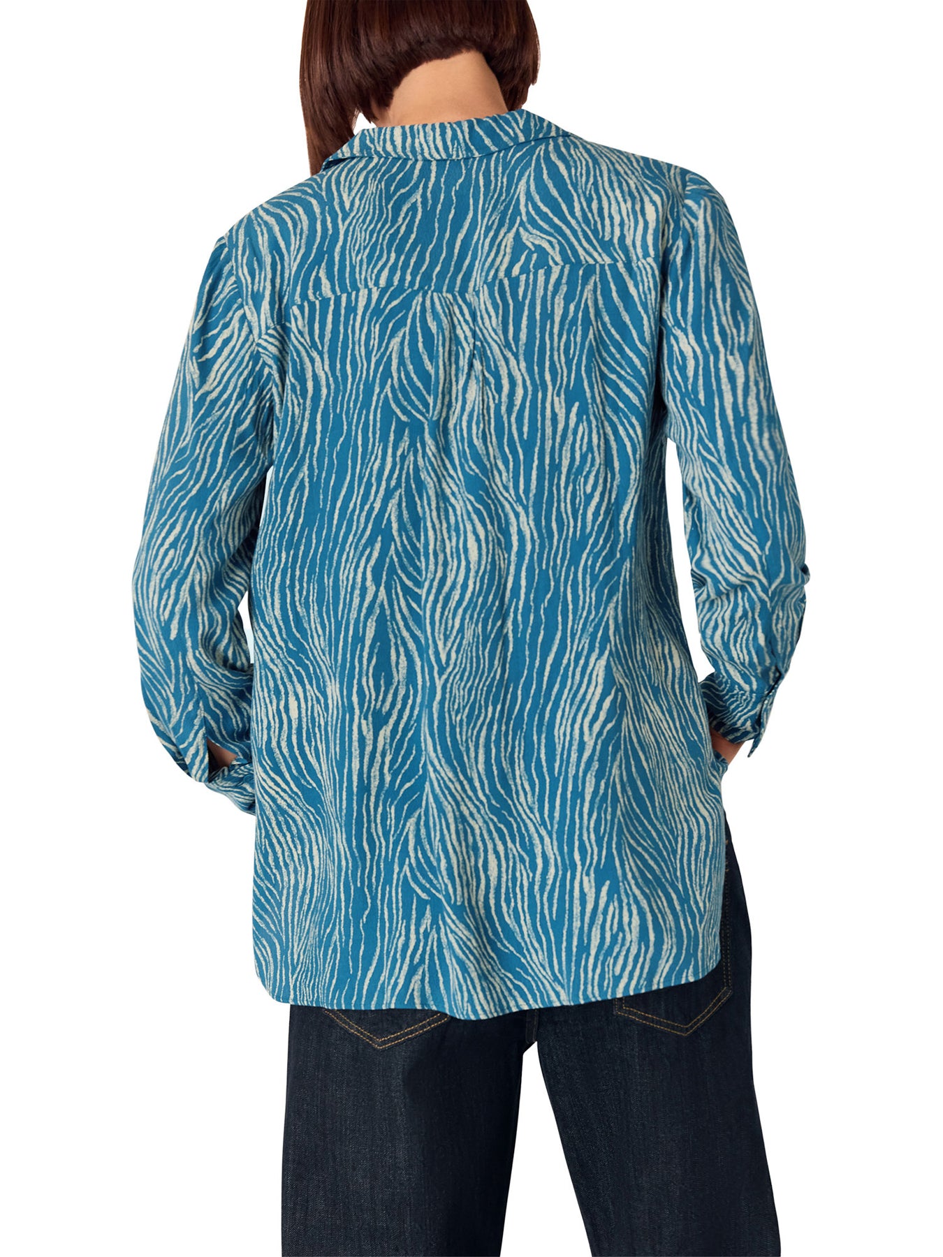 Zebra Button Through Shirt