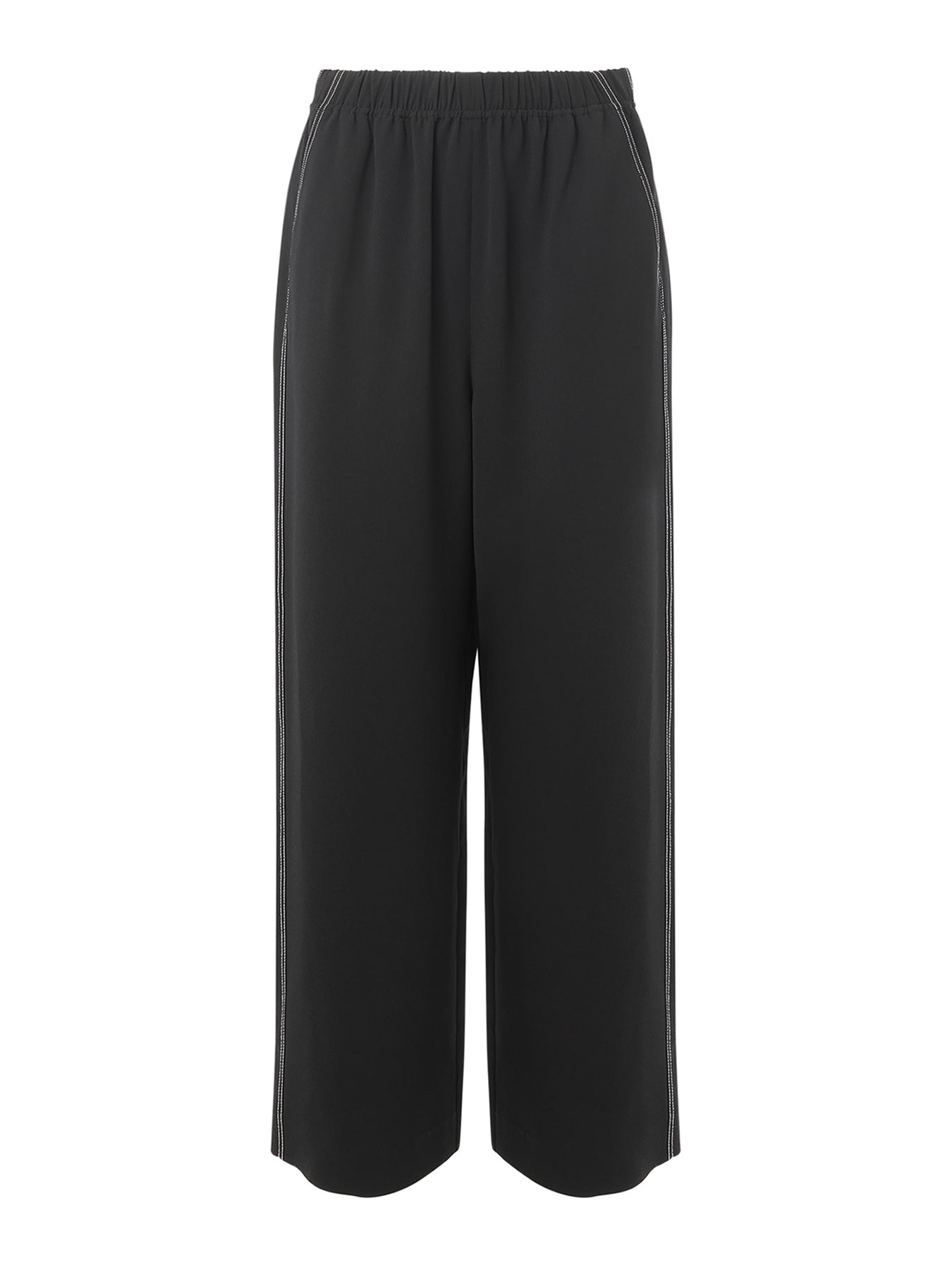 Crepe Stitch Detail Trouser
