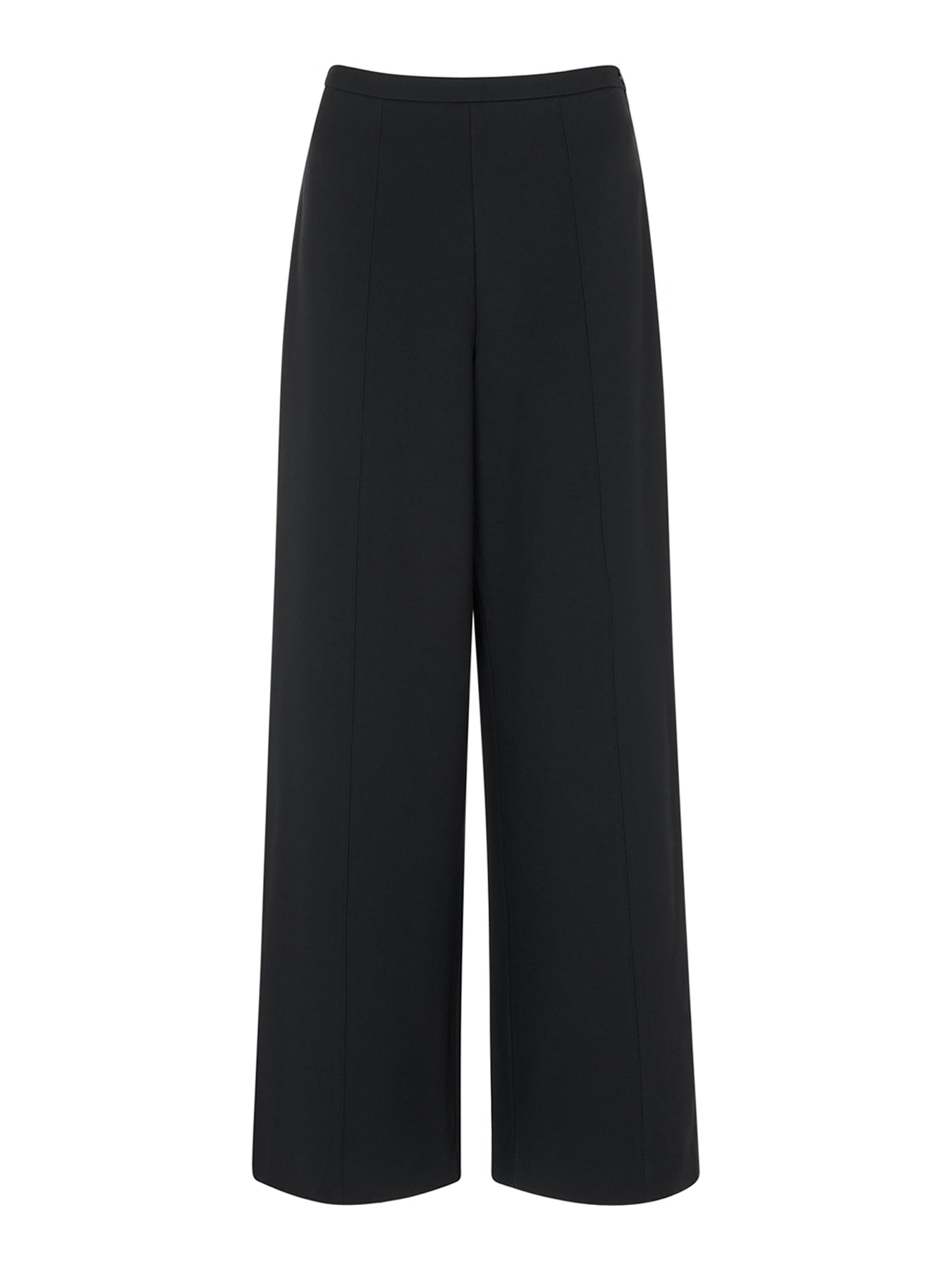 Ponte Wide Leg Trouser Black