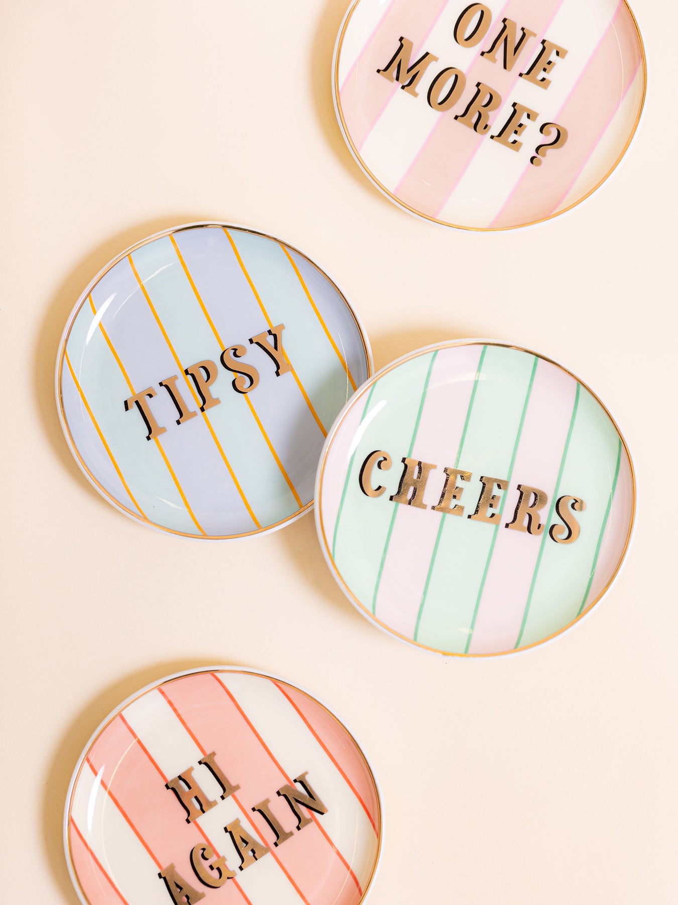 Set of 4 Slogan Coasters