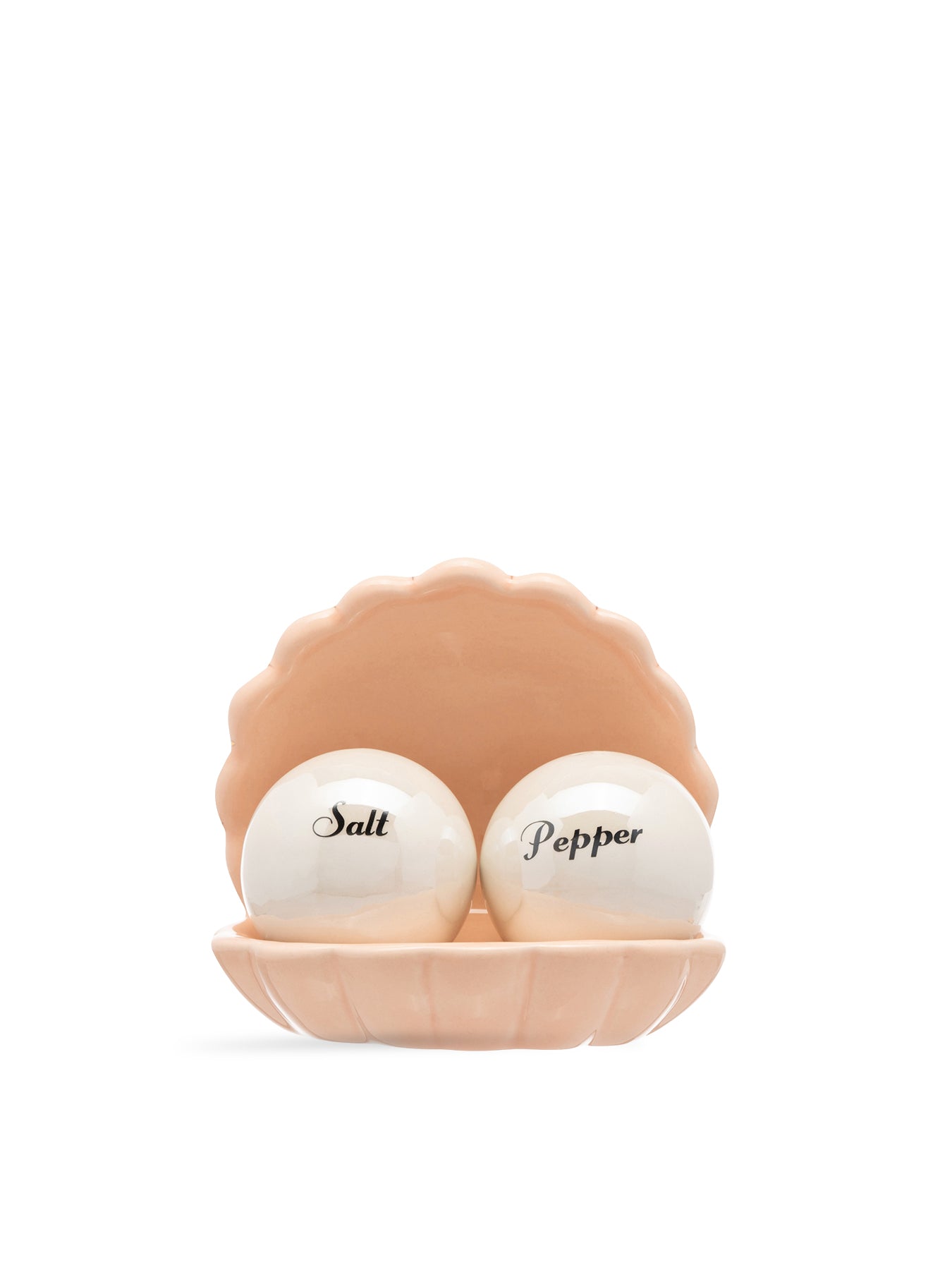 Shell Salt & Pepper Shakers Pink