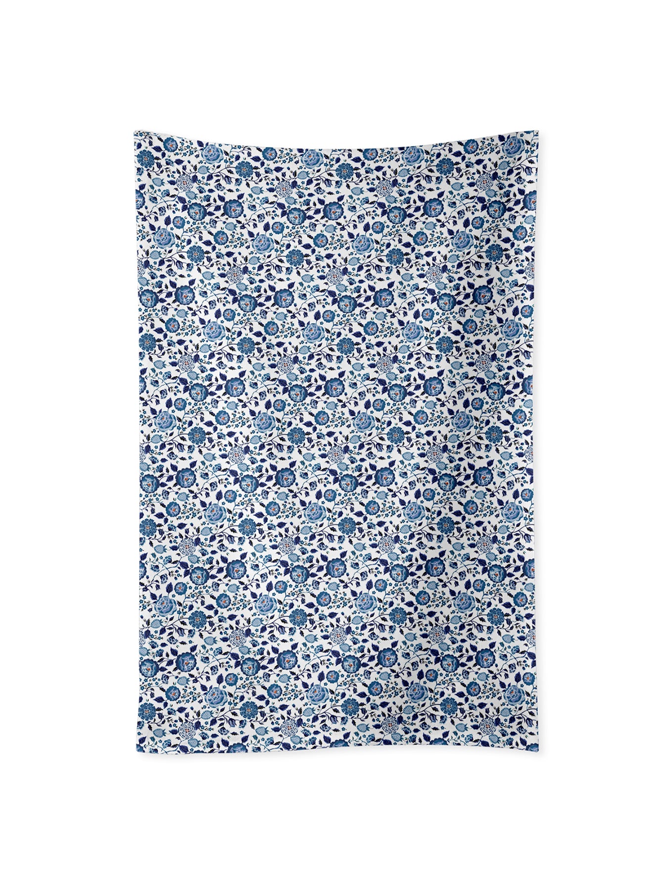 Strawberry Garden Tablecloth Blue