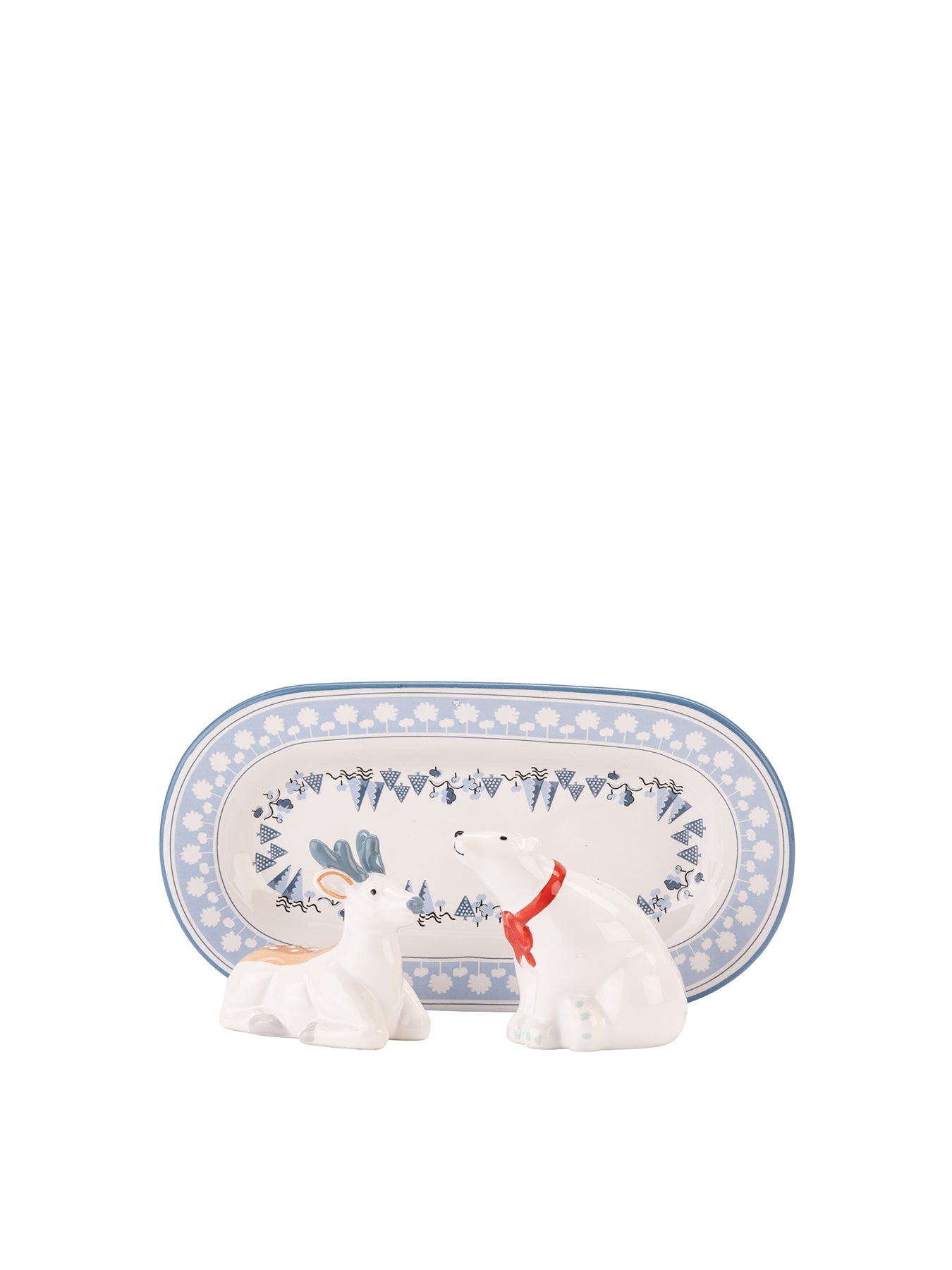 Polar Bear and Deer Salt & Pepper Shakers