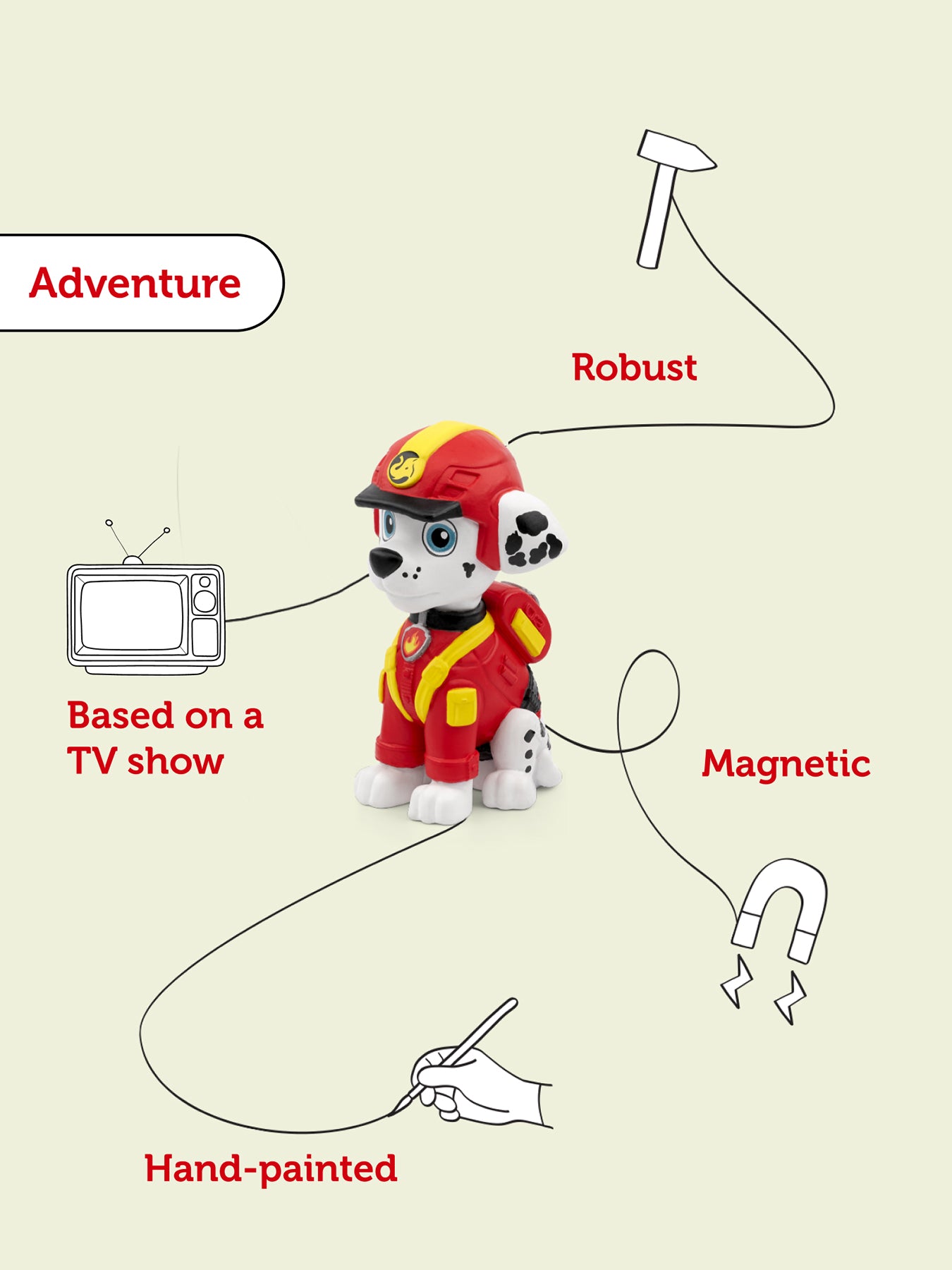 Tonies Paw Patrol Jungle Pups Marshall