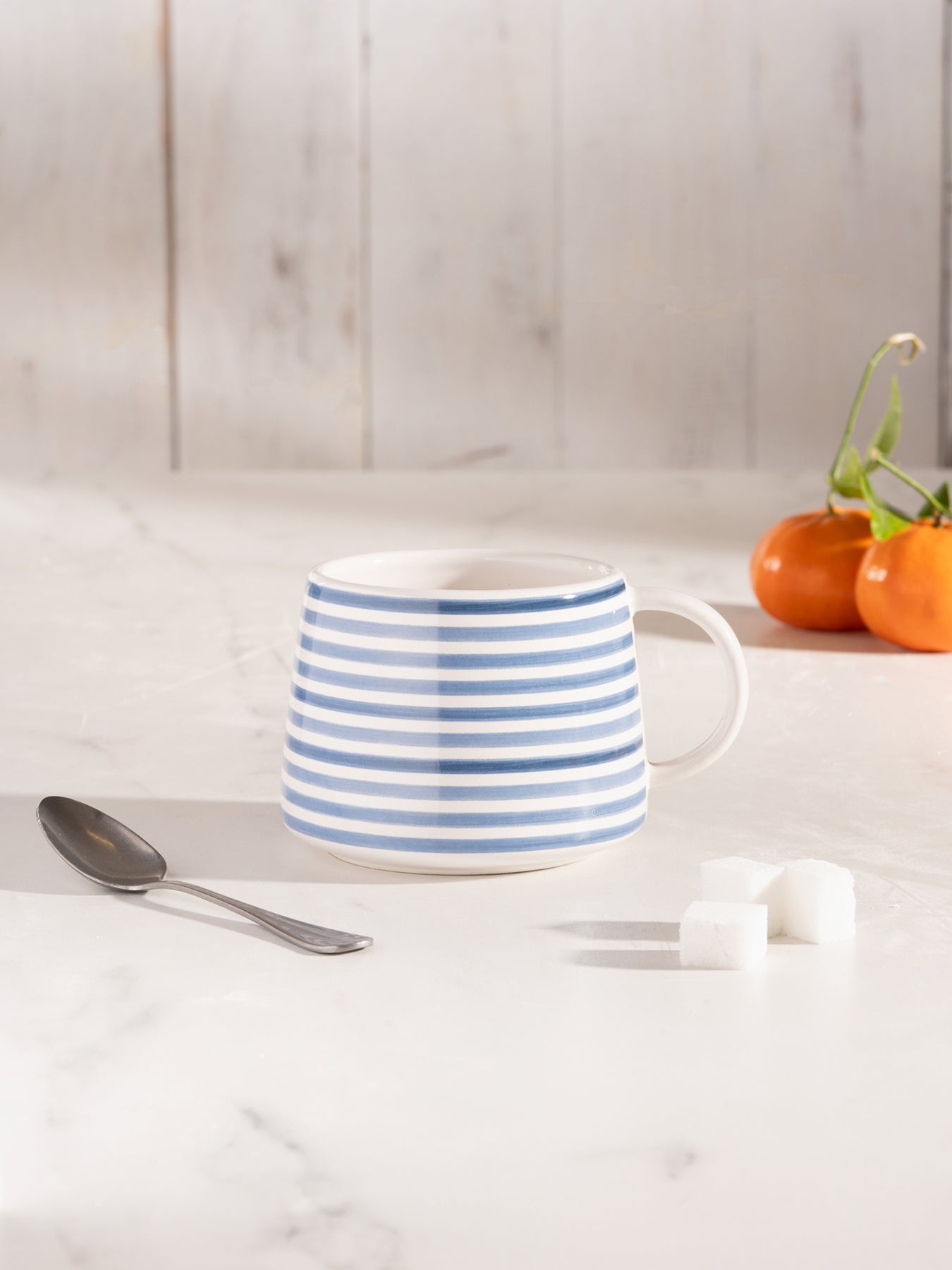 Striped Mug Blue