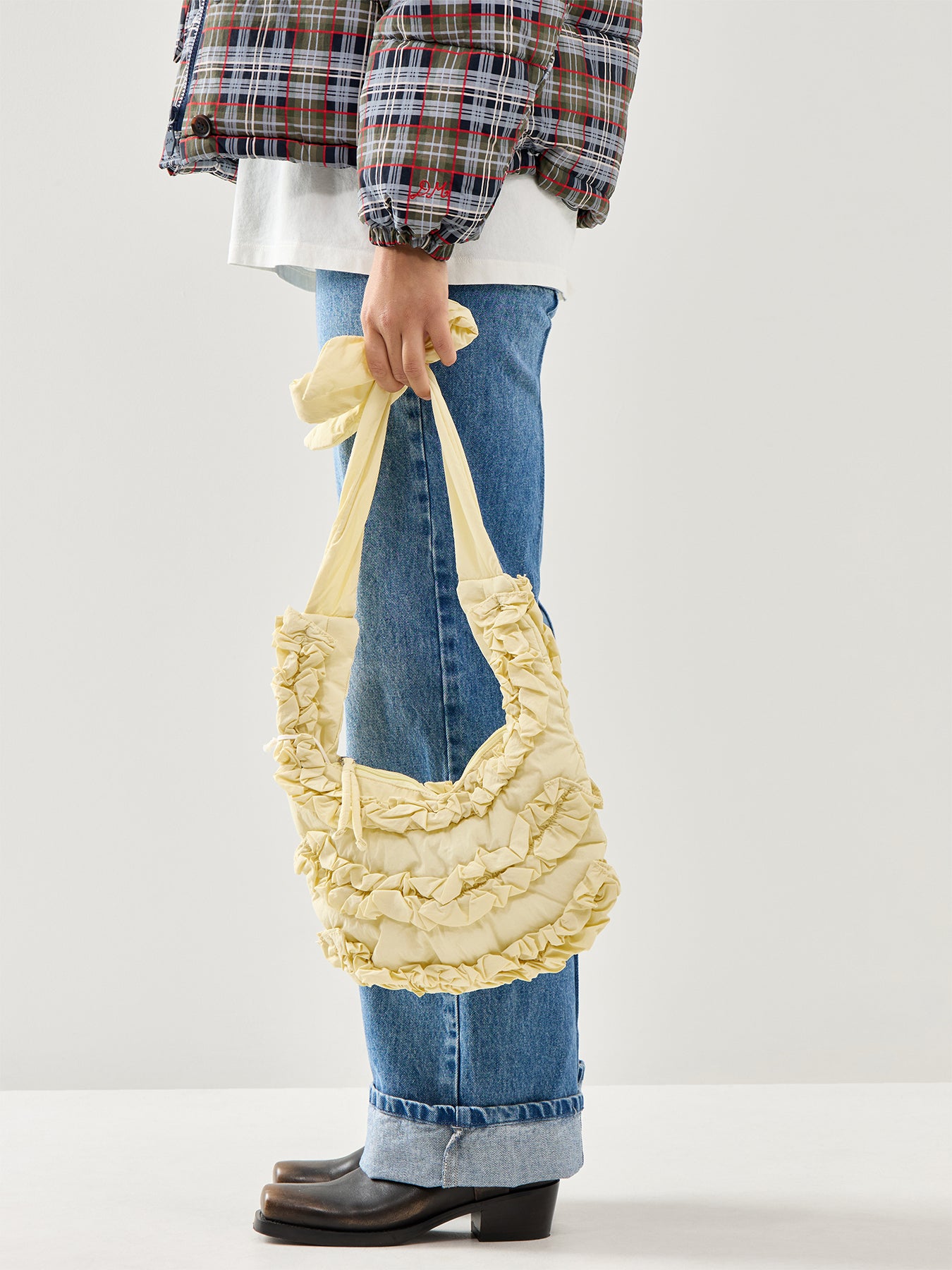 Quinn Slouchy Bag Butter Yellow