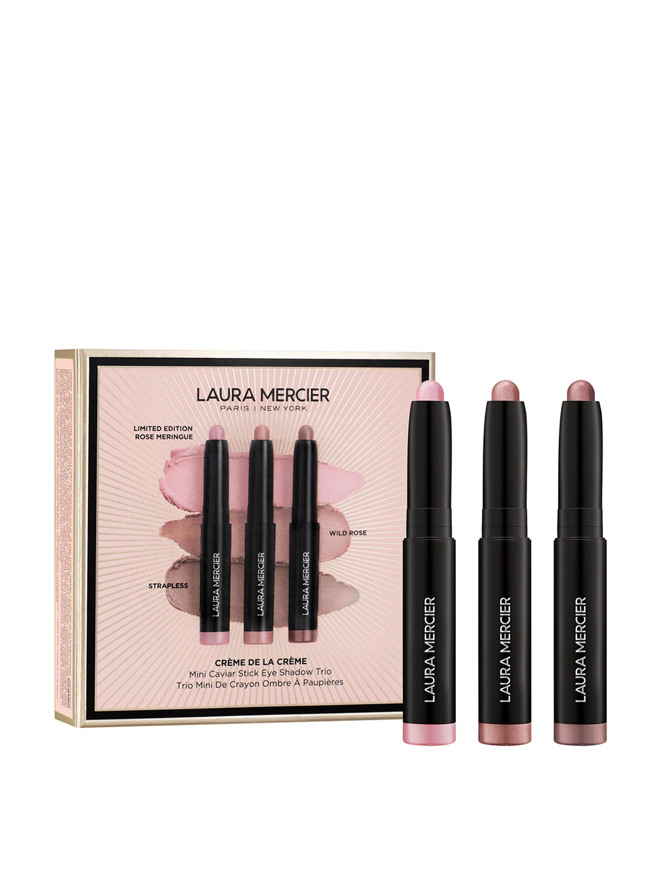 Creme de la Creme Mini Caviar Stick Eyeshadow Trio