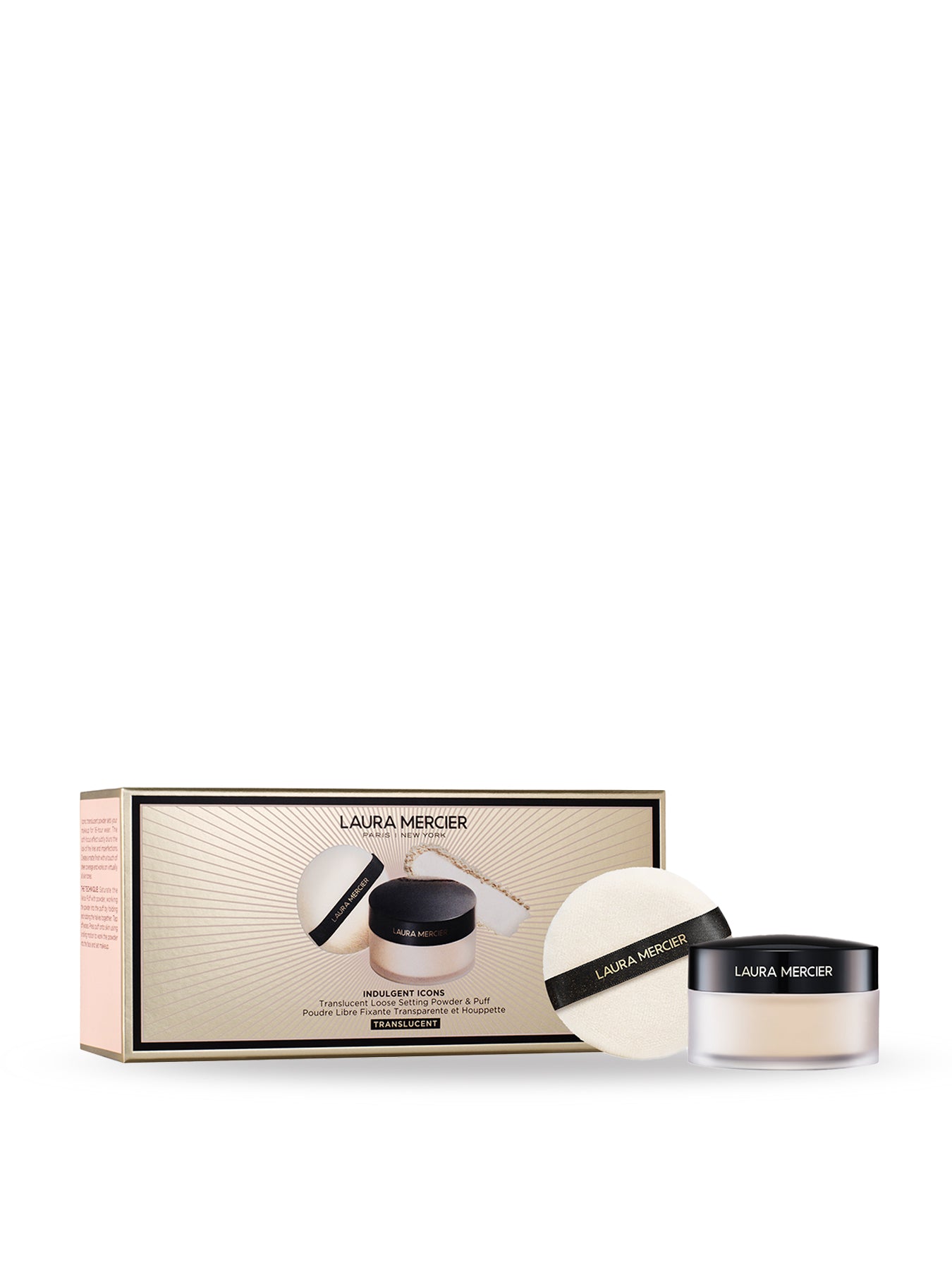 Indulgent Icons Translucent Loose Setting Powder and Velour