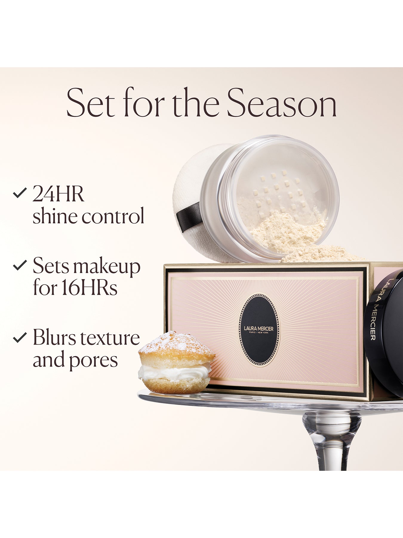 Indulgent Icons Translucent Loose Setting Powder and Velour