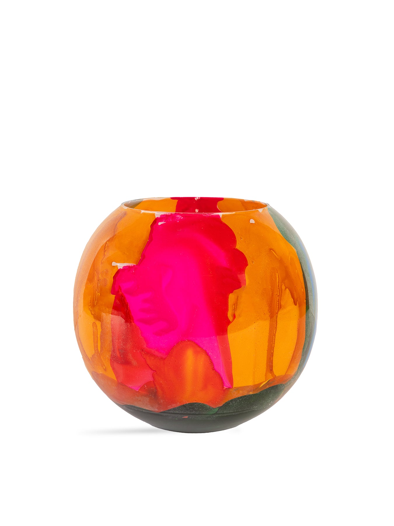 Marble Finish Hurricane Vase