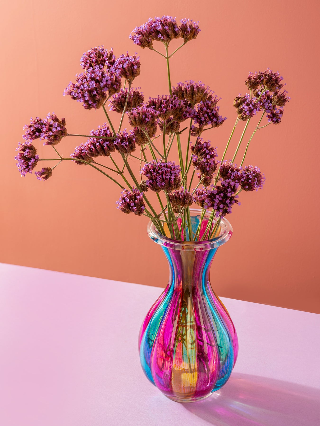 Stripe Glass Vase