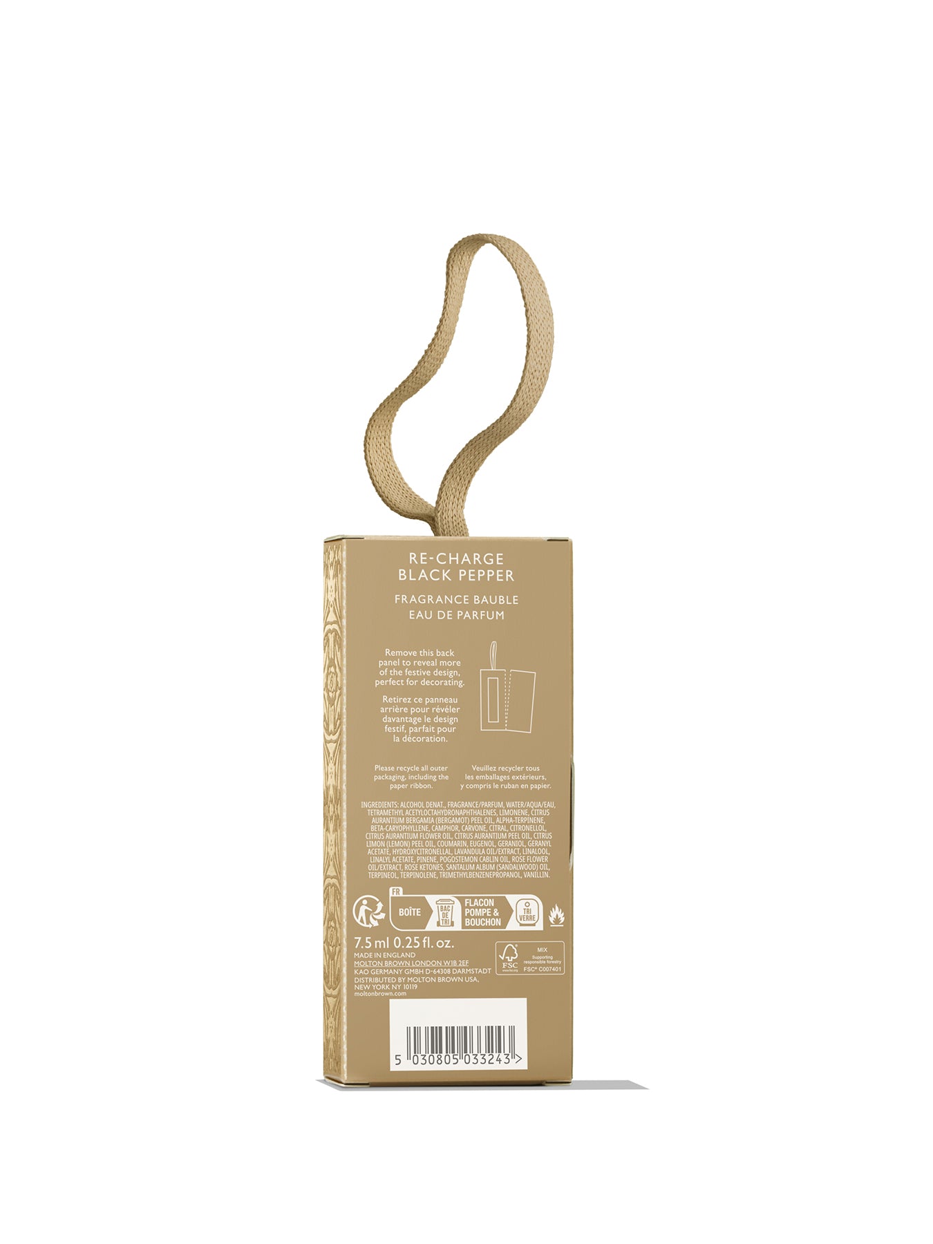 Re-Charge Black Pepper Fragrance Bauble