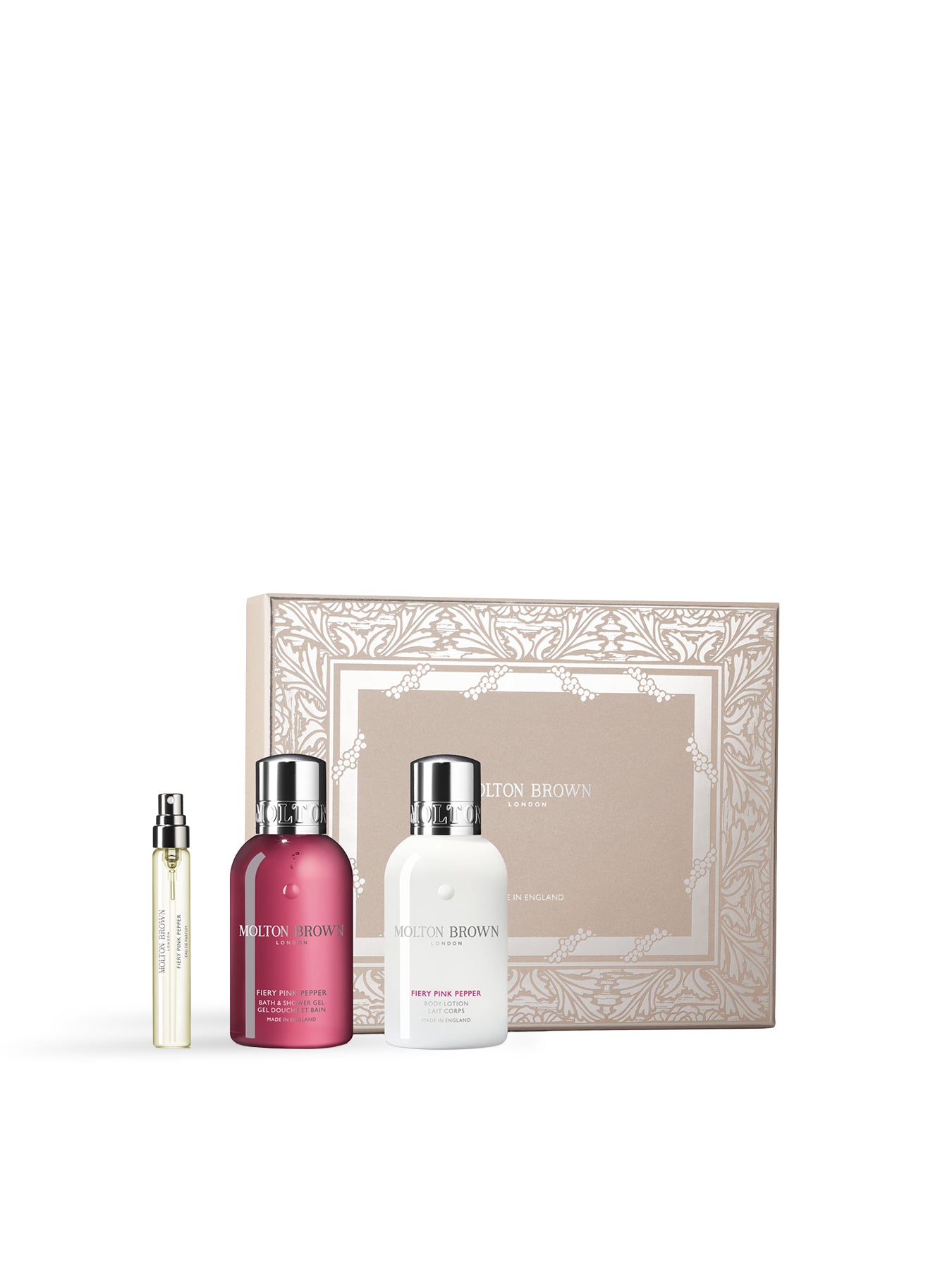 Fiery Pink Pepper Travel Gift Set