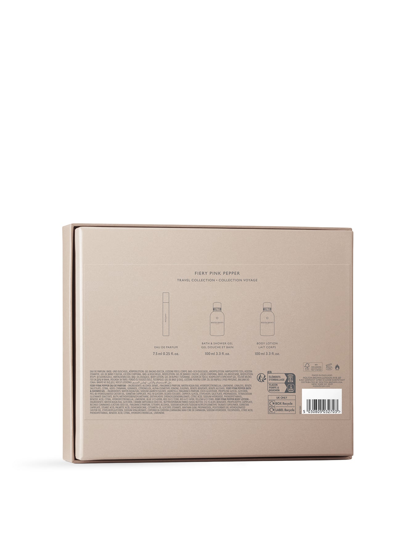 Fiery Pink Pepper Travel Gift Set