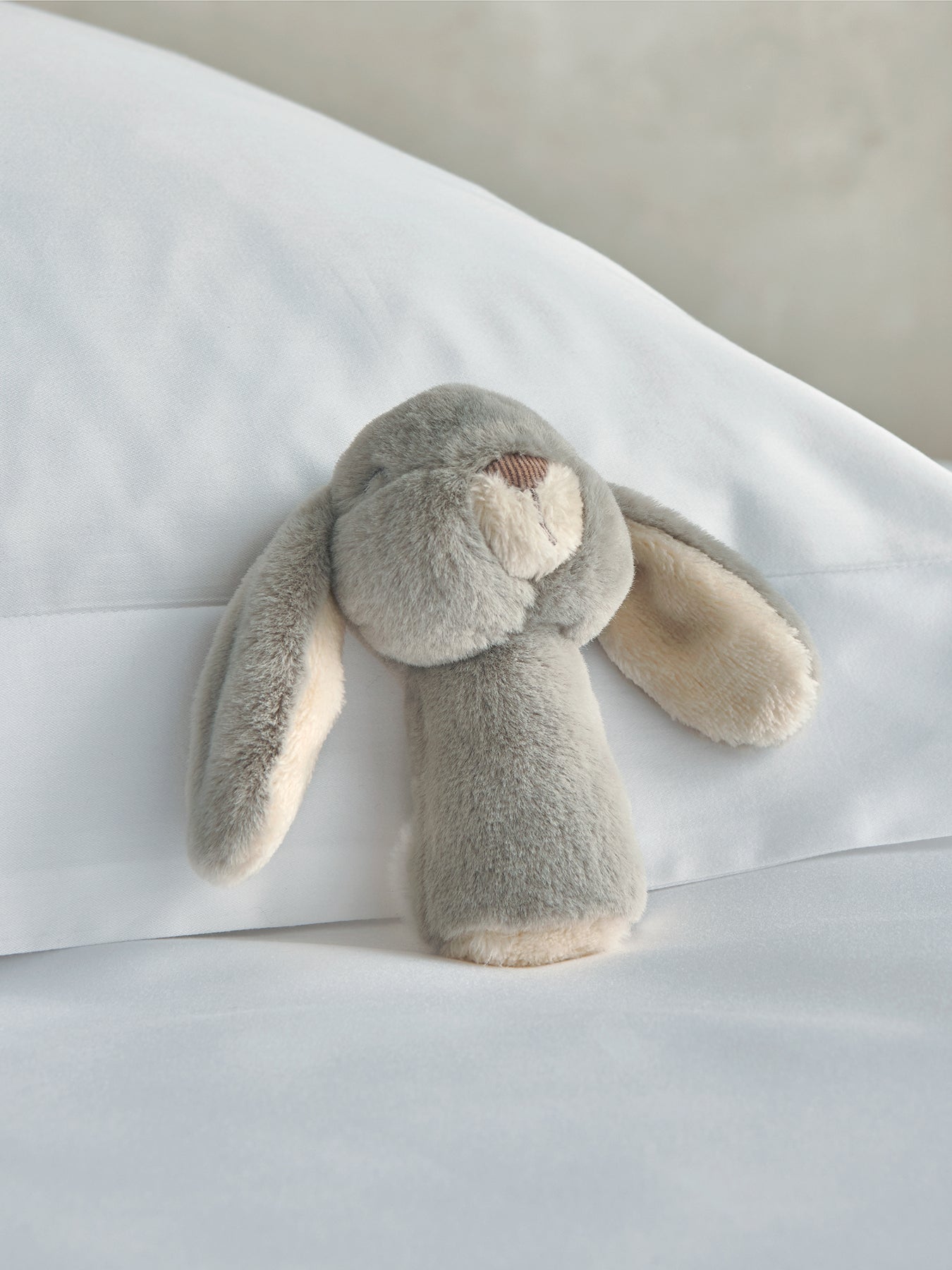 Mini Rattle Grey Bunny
