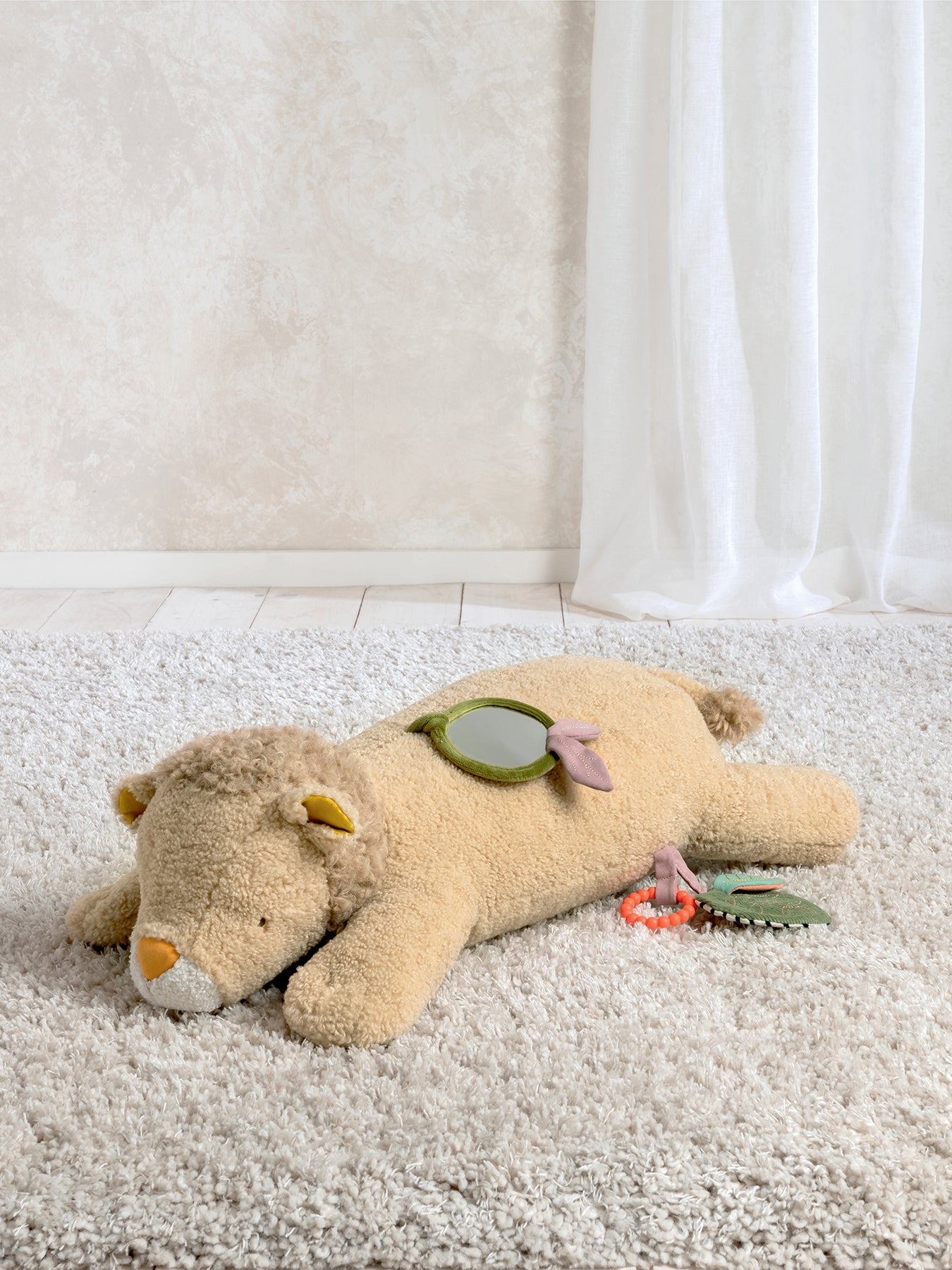 Tummy Time Lion Toy