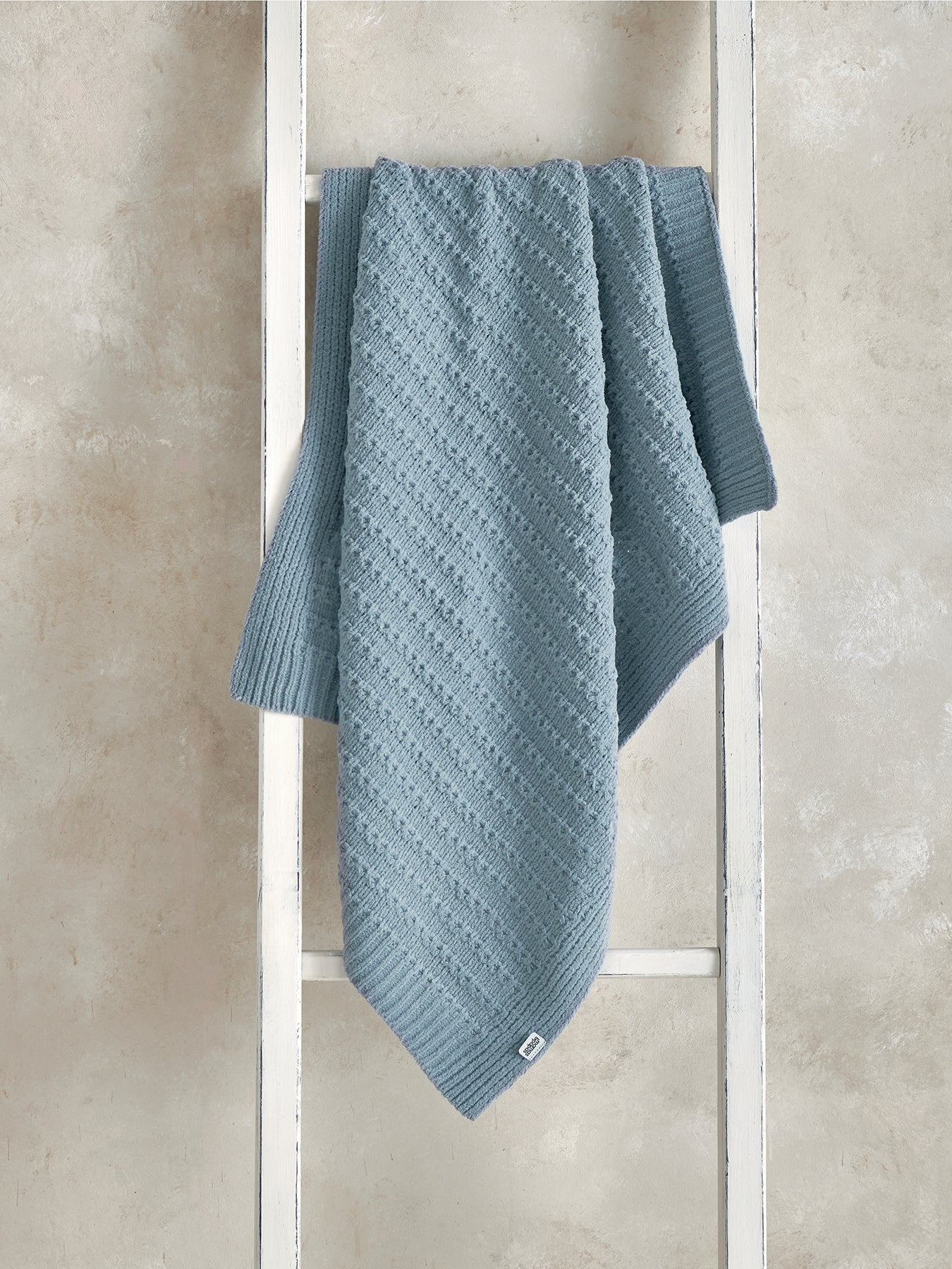 Chenille Blanket Blue