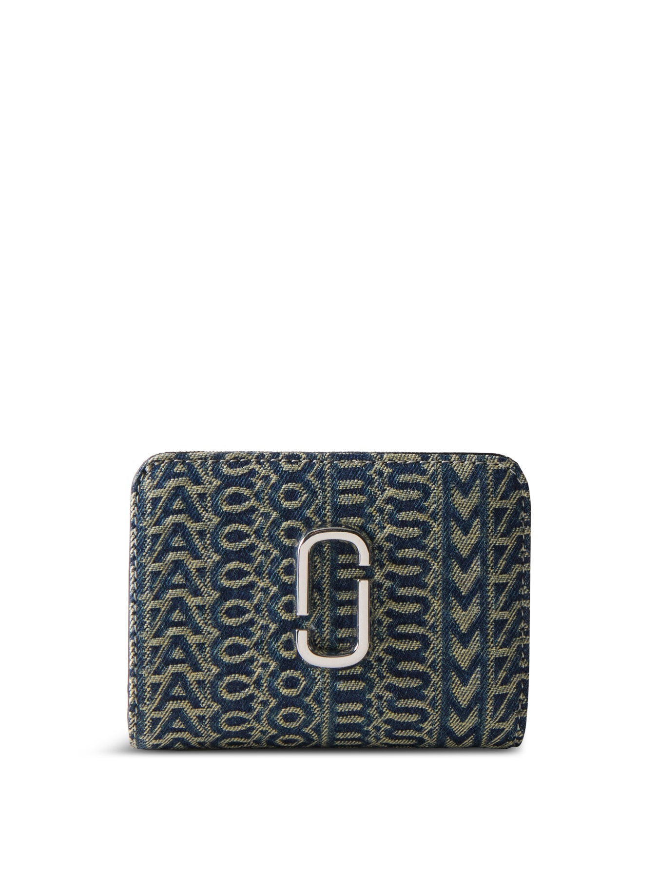 Mini Compact Wallet Sun Faded Denim