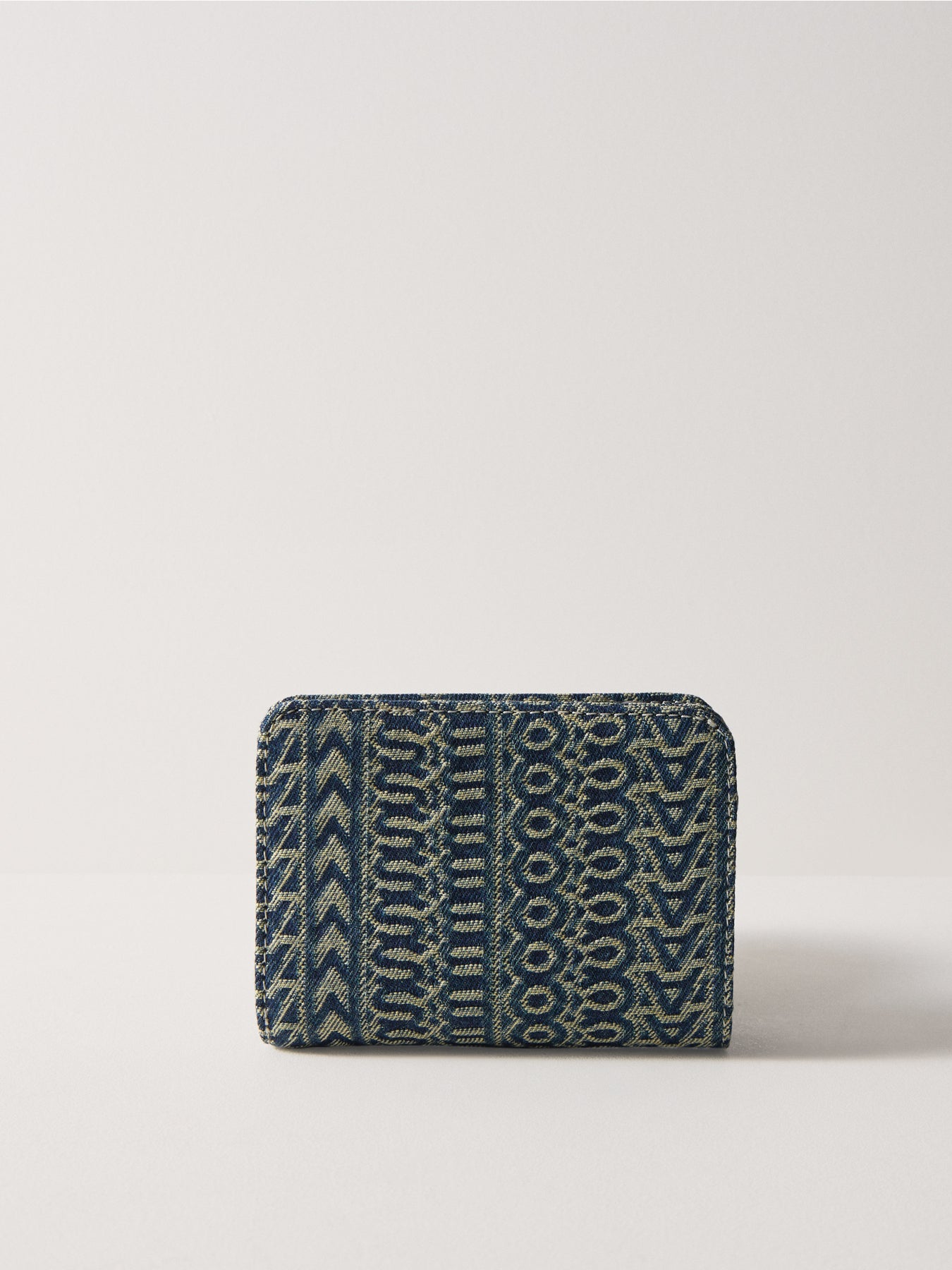 Mini Compact Wallet Sun Faded Denim