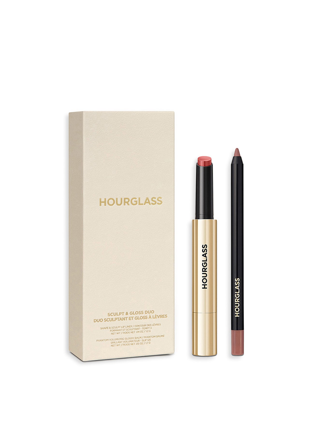 Set Sculpt and Gloss in Tempt 3 and Slip 125 Lip Duo