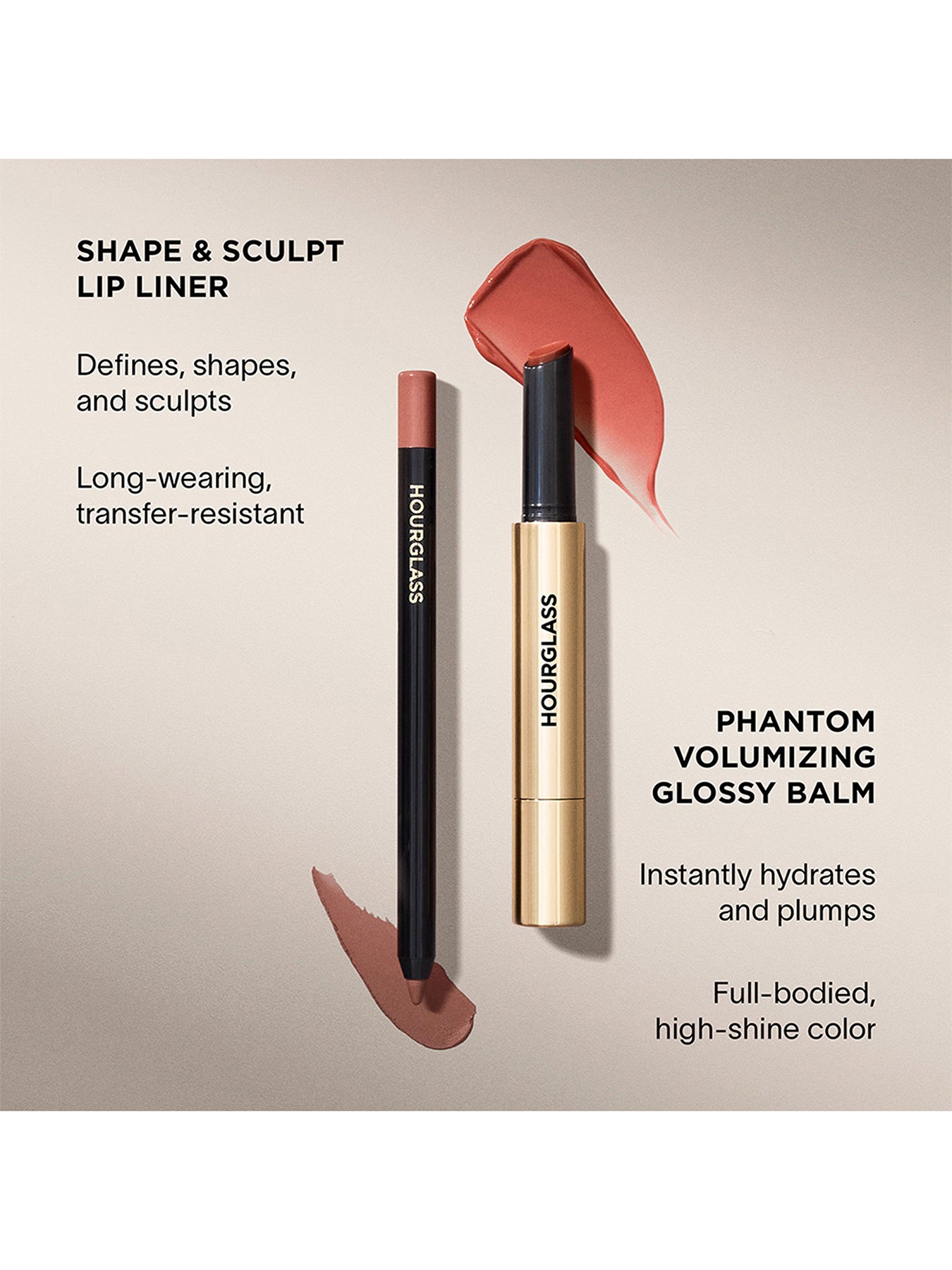 Set Sculpt and Gloss in Tempt 3 and Slip 125 Lip Duo
