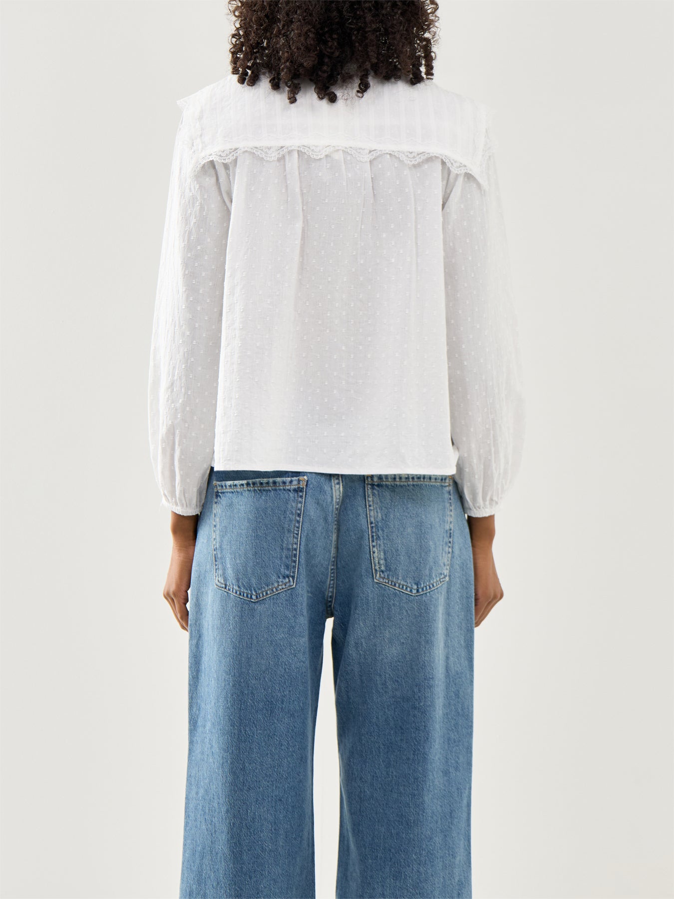 Collared Blouse White