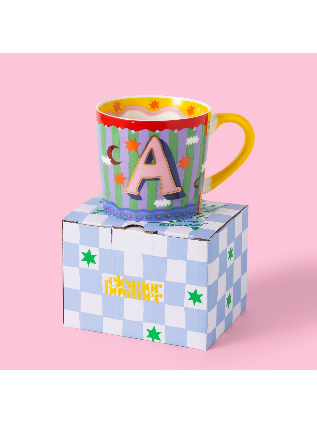 Eleanor Bowmer Alphabet Letter A Mug