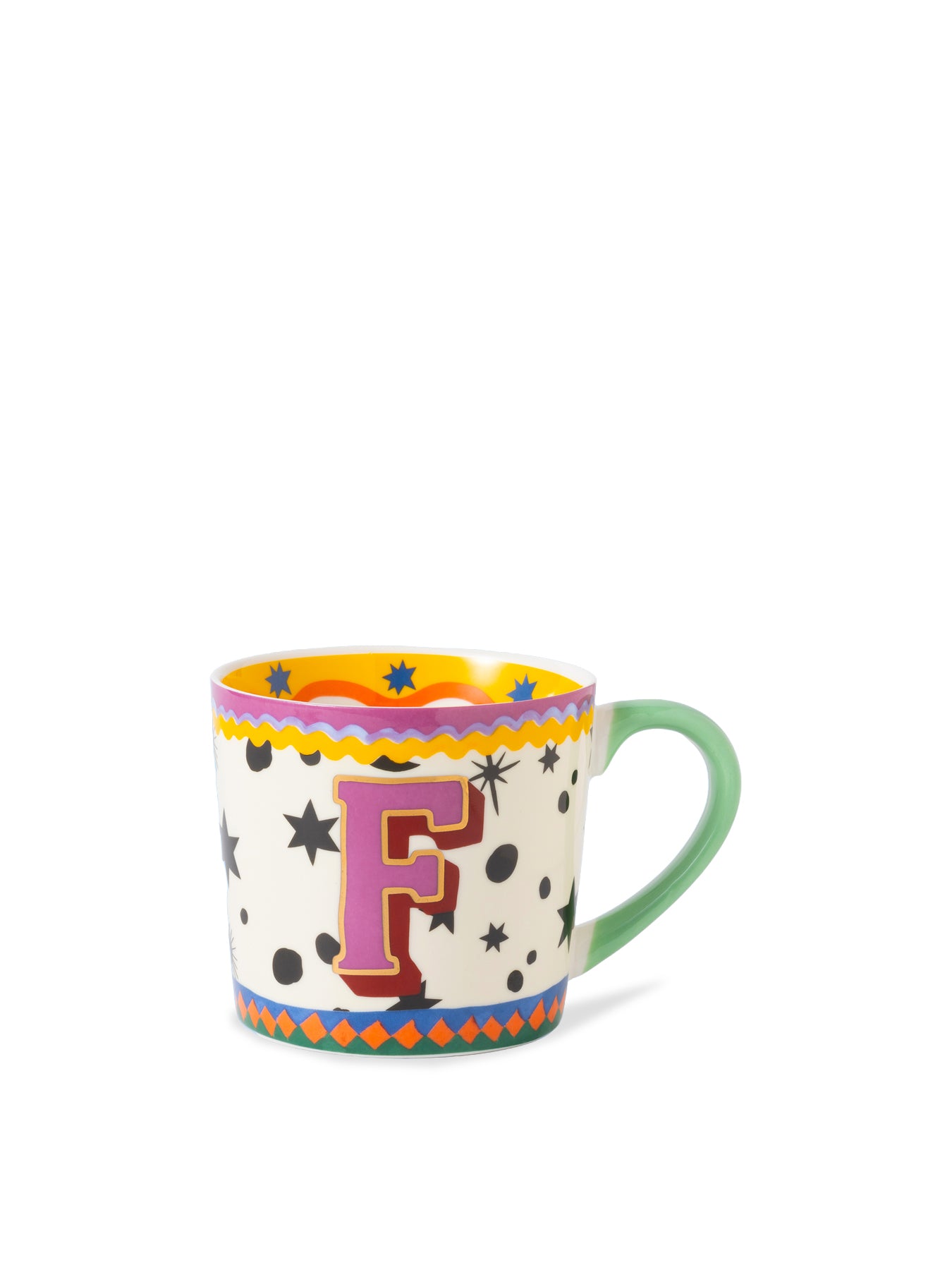Eleanor Bowmer Alphabet Letter F Mug