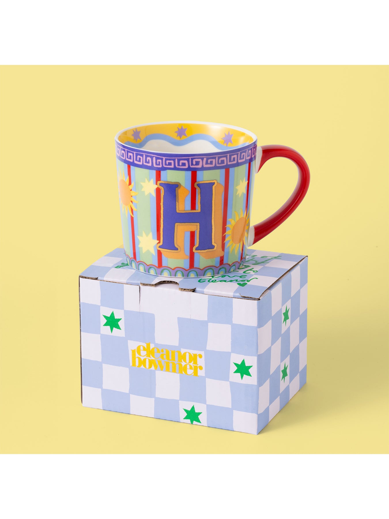 Eleanor Bowmer Alphabet Letter H Mug