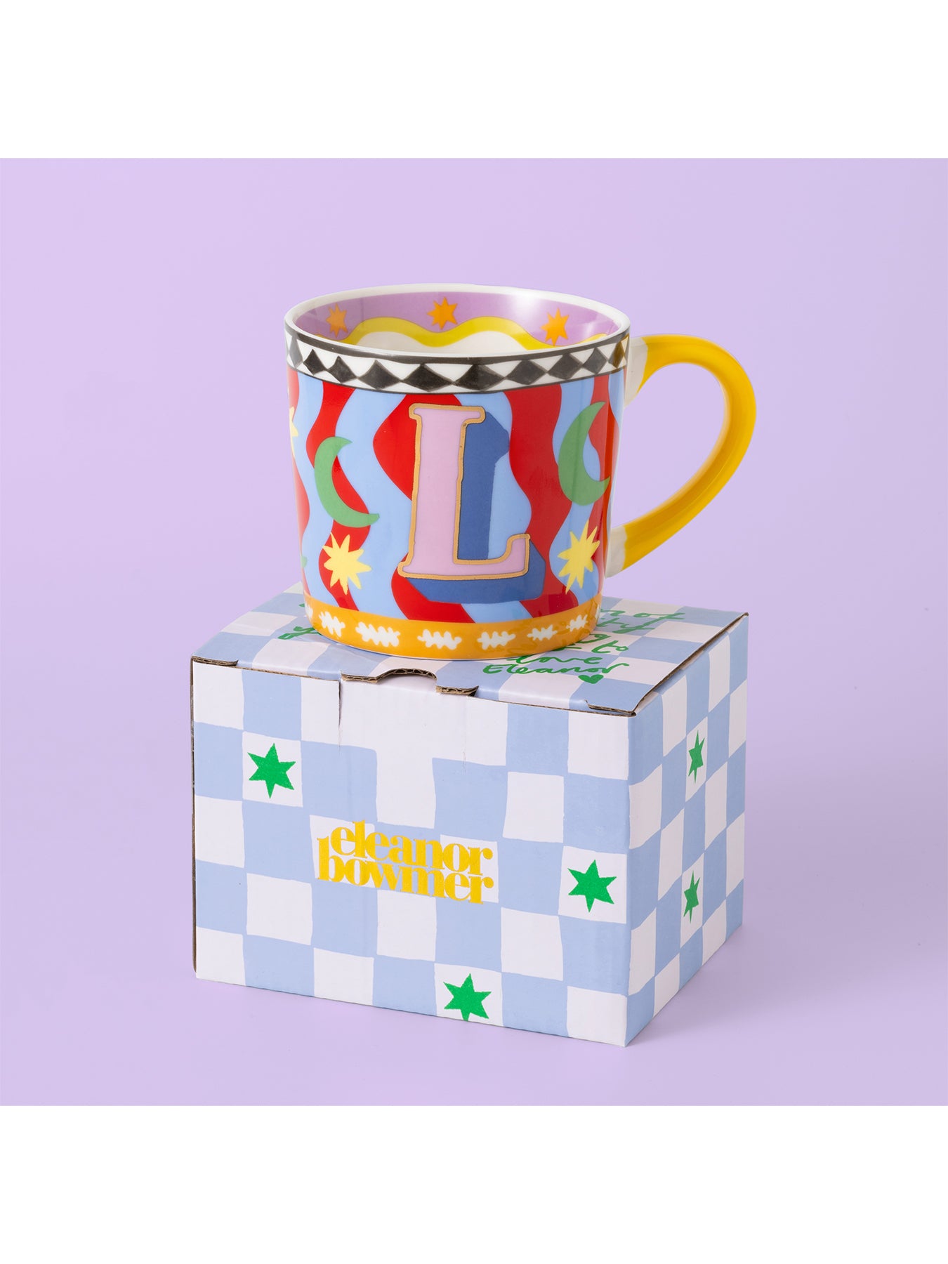 Eleanor Bowmer Alphabet Letter L Mug