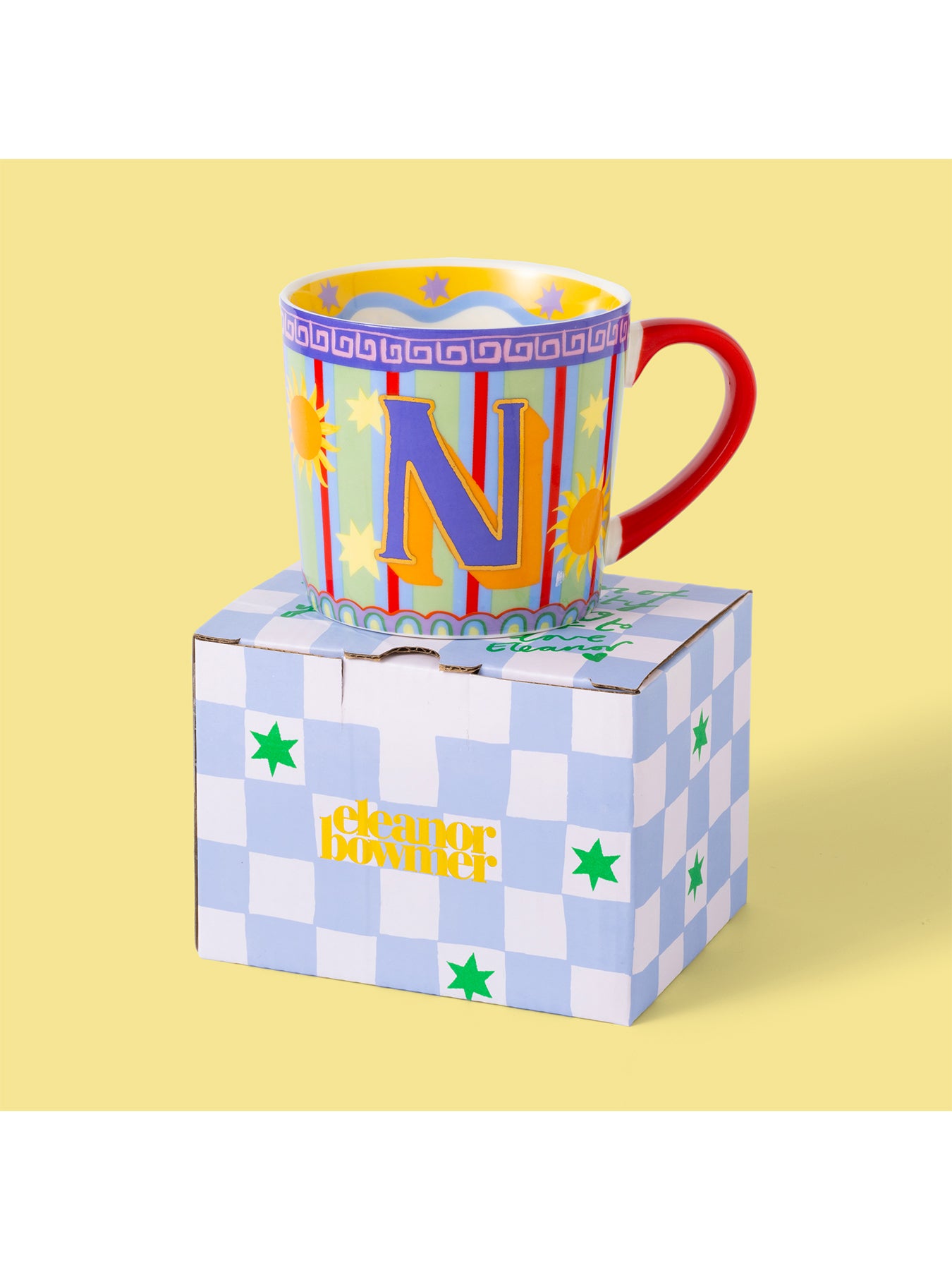 Eleanor Bowmer Alphabet Letter N Mug