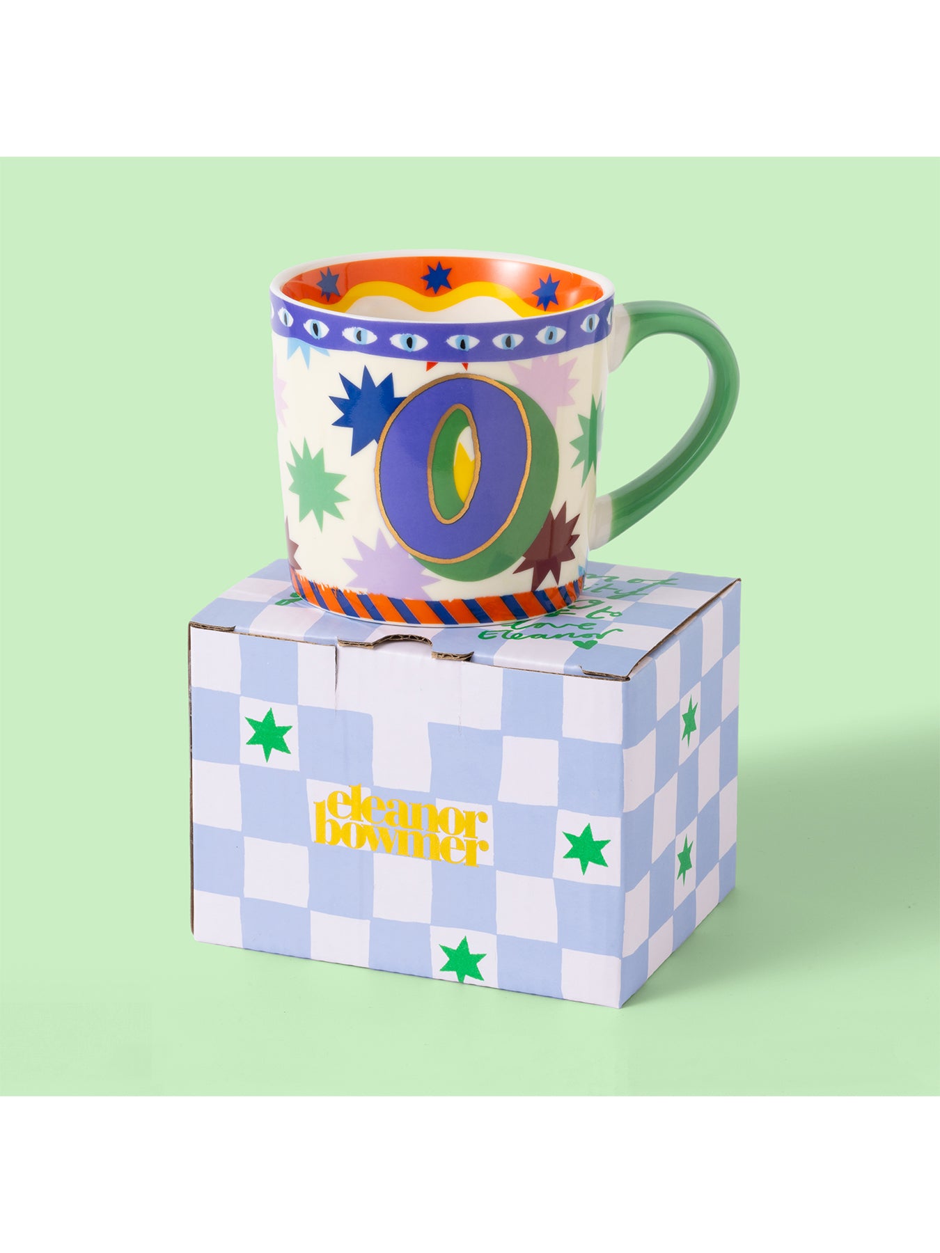 Eleanor Bowmer Alphabet Letter O Mug