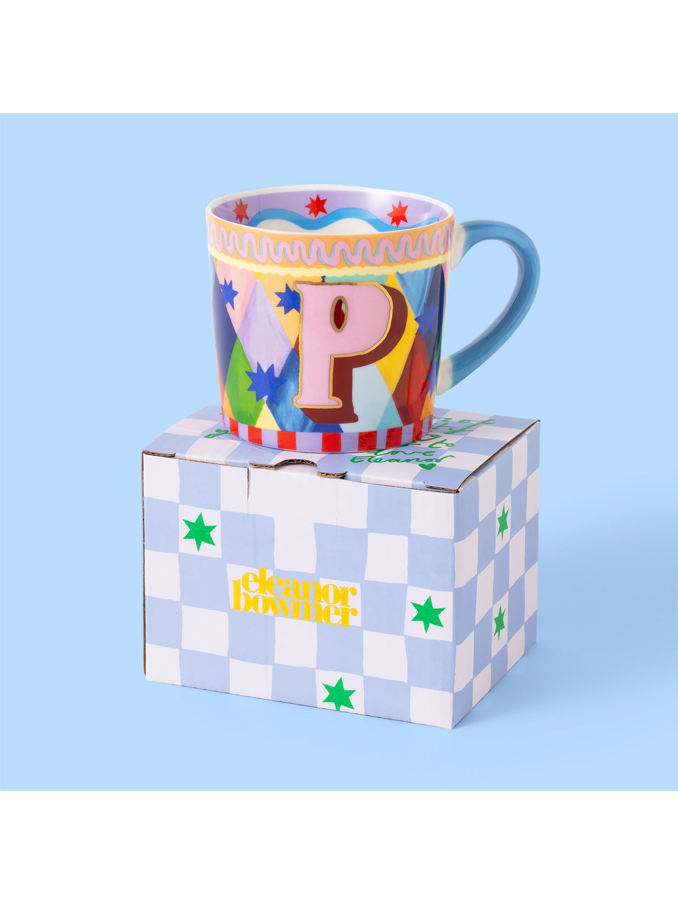 Eleanor Bowmer Alphabet Letter P Mug