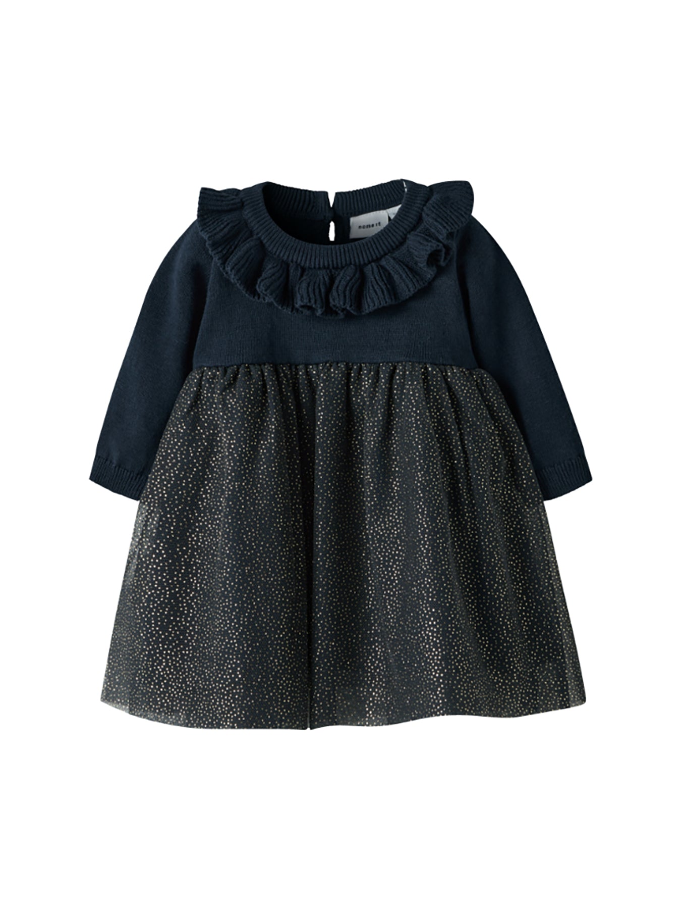 Baby Frolia Knit Dress Navy Blazer