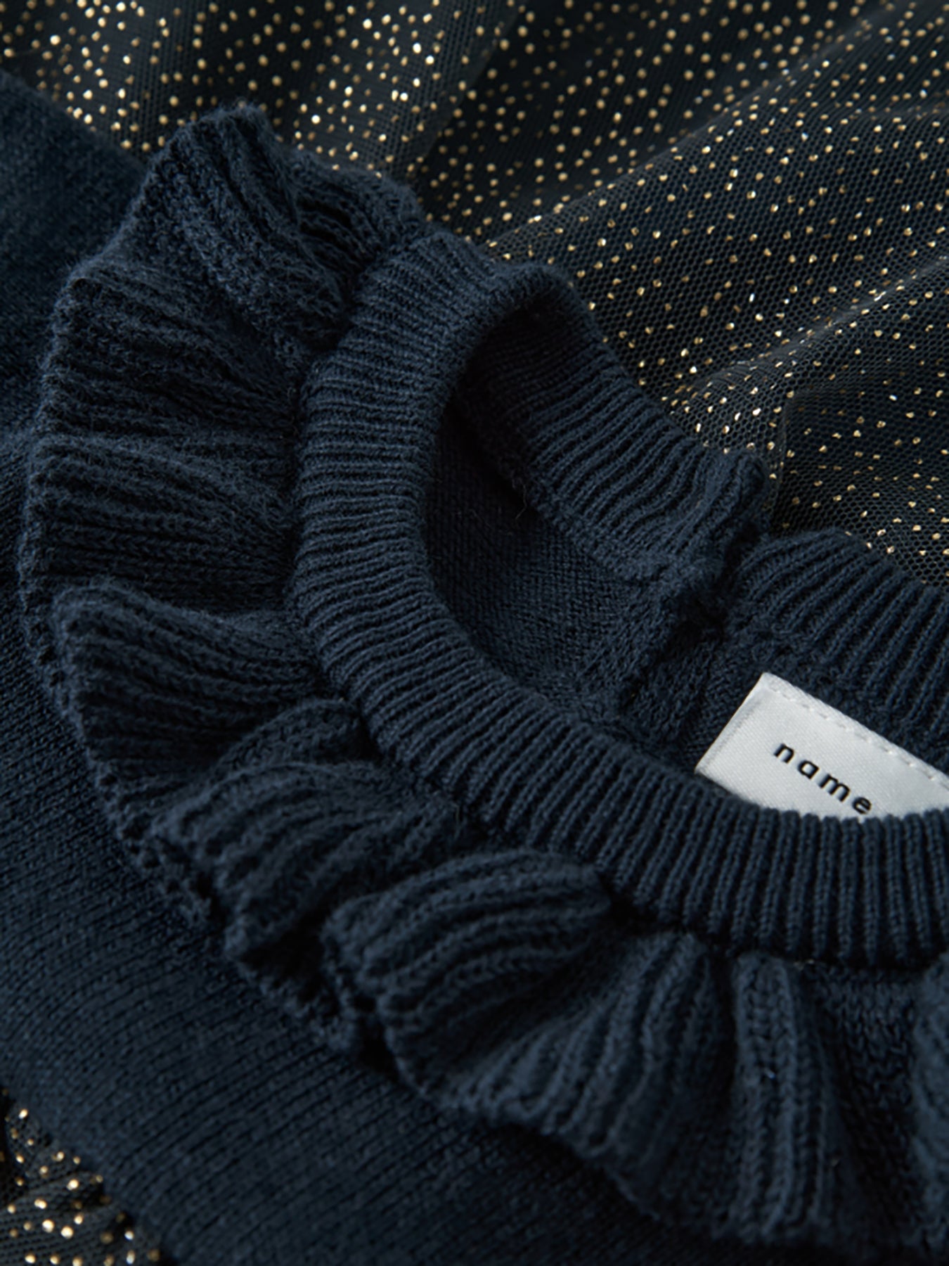 Baby Frolia Knit Dress Navy Blazer