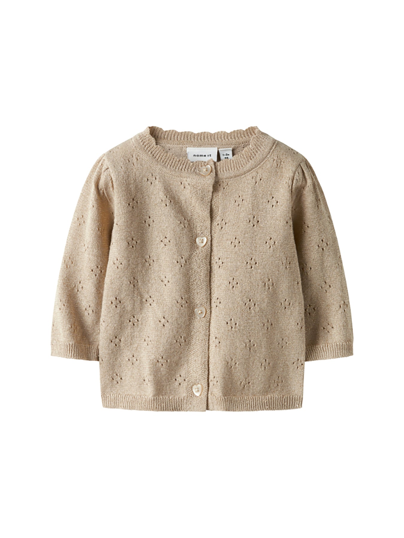 Baby Frolia Knit Cardigan Dusty Pink