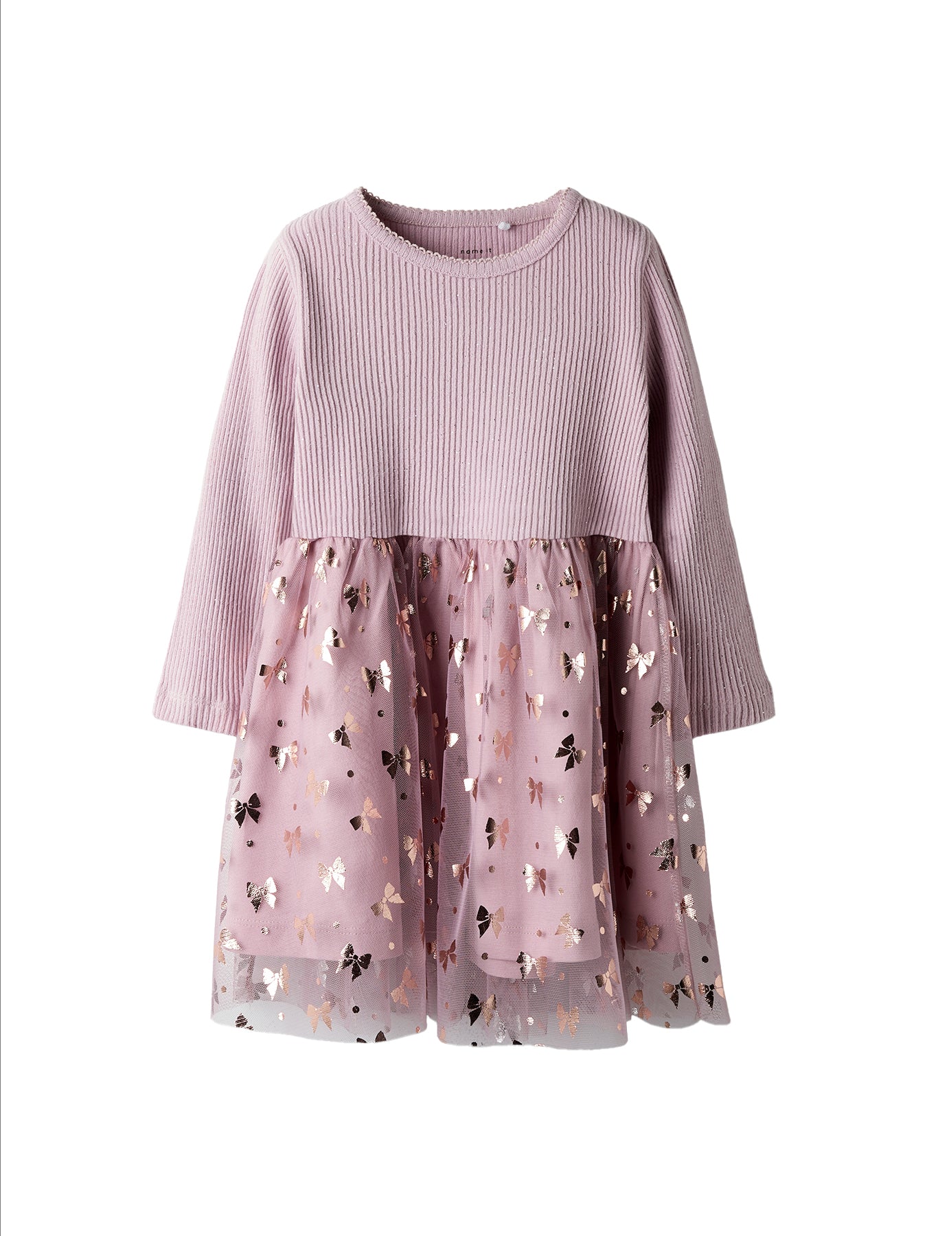 Girls’ Rosally Long-Sleeve Dress Lilac