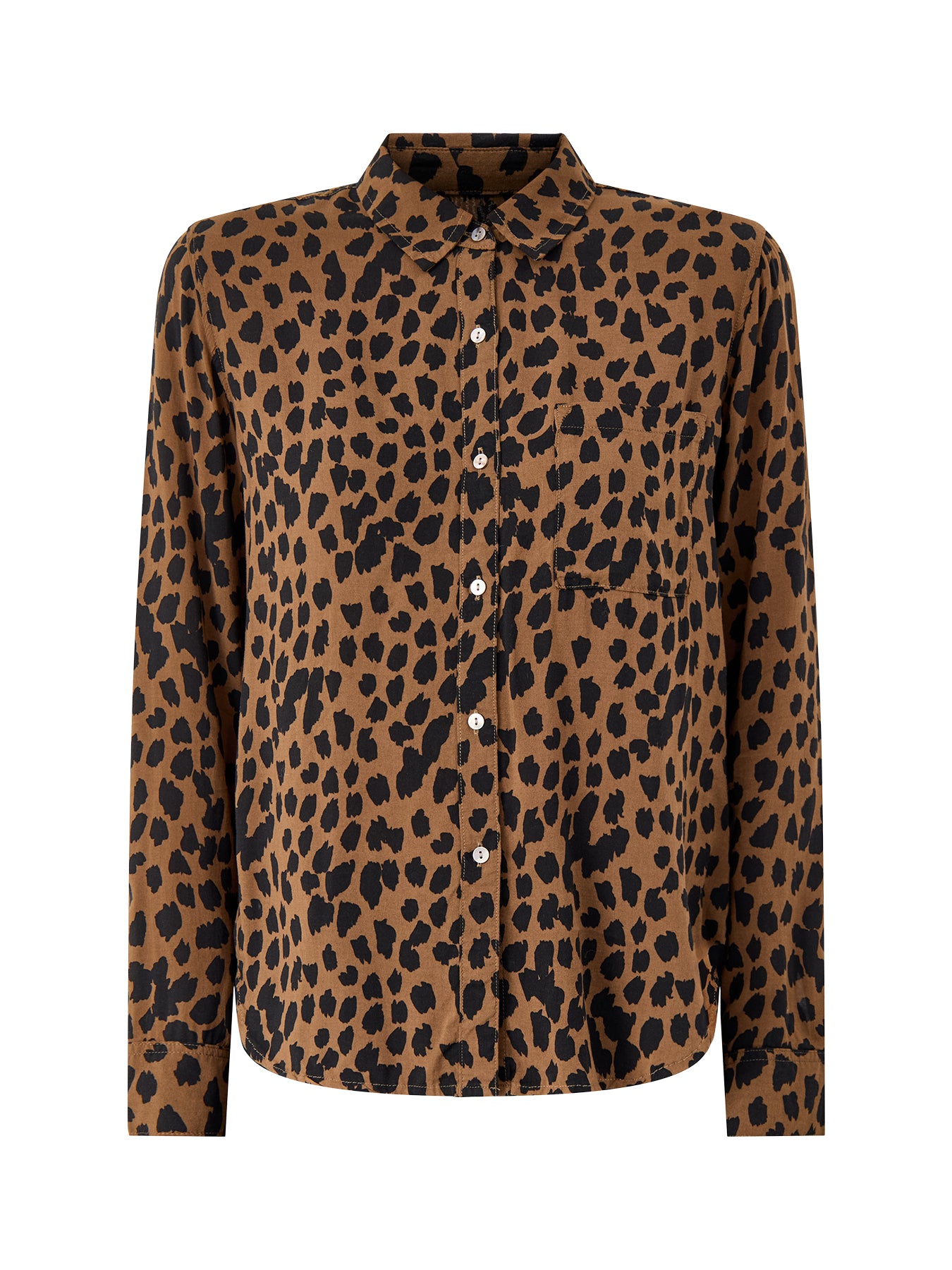 Josephine Shirt Leopard Print Brown