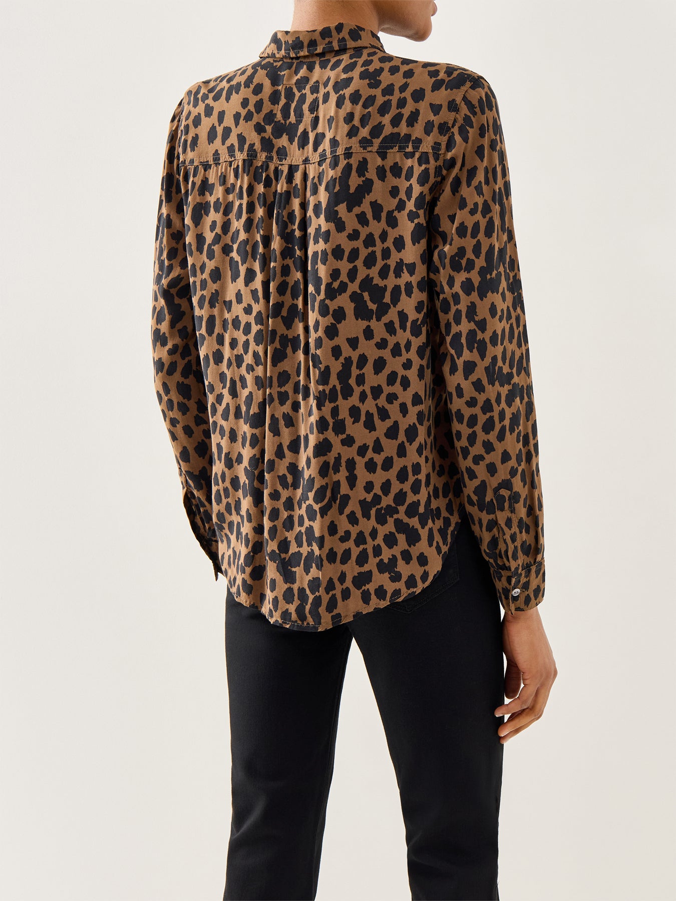 Josephine Shirt Leopard Print Brown