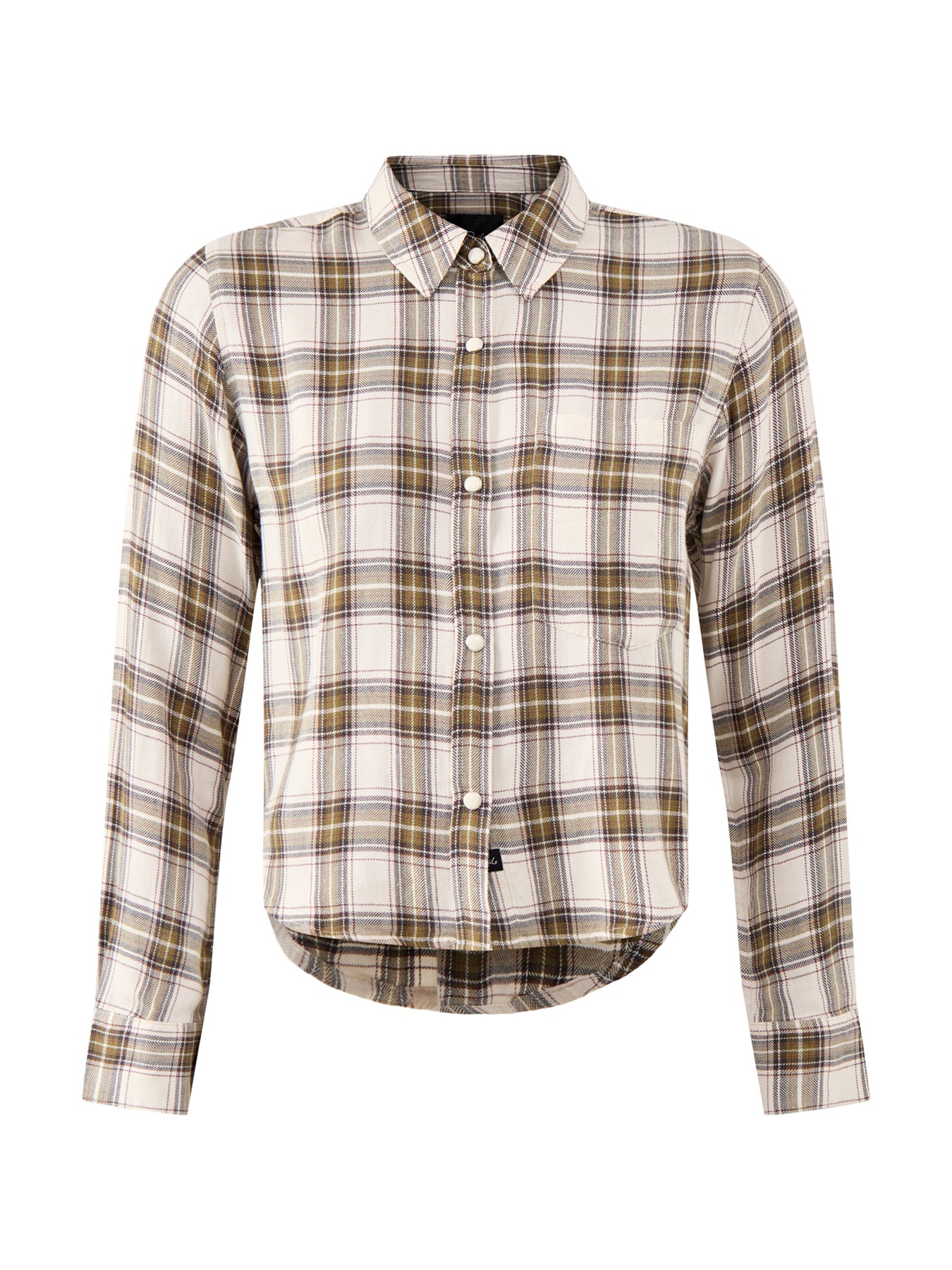 Malin Cropped Brushed Shirt Multi
